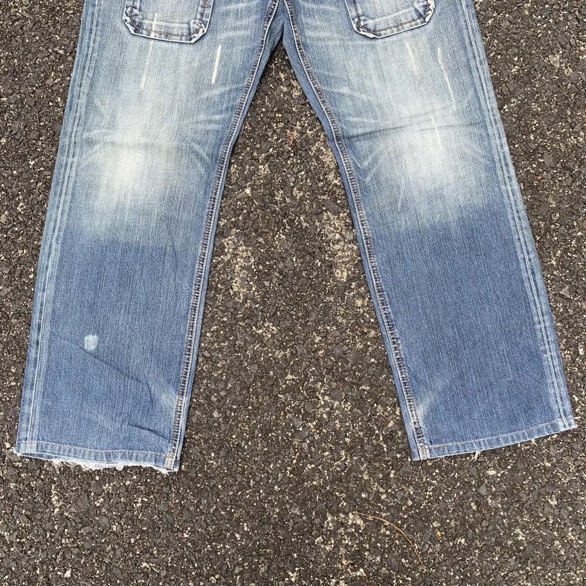Japanese Brand RUSH HOUR Jeans 34x30 Bush Pants Baggy Denim Pants Size US 34 / EU 50 - 3 Thumbnail