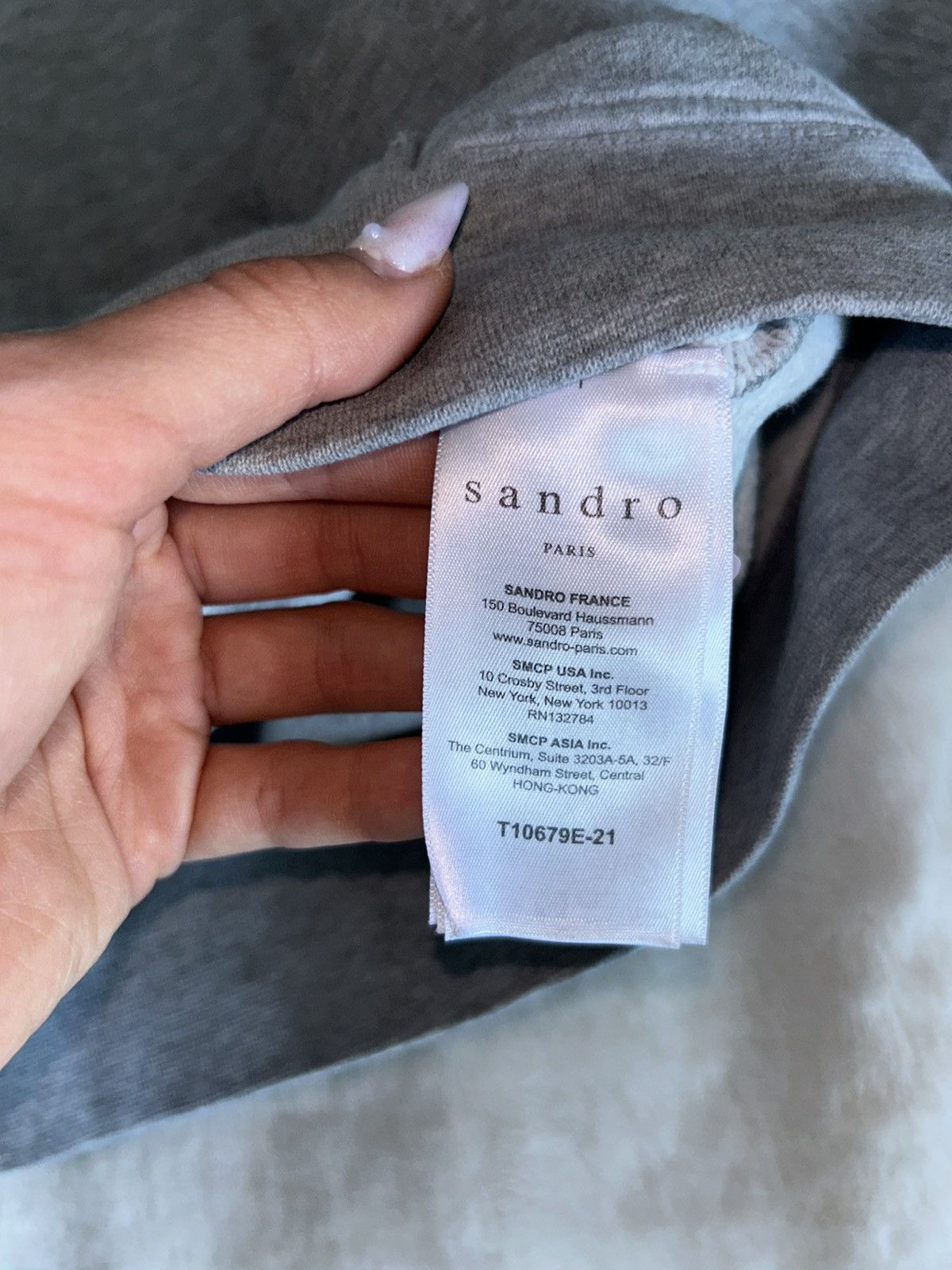 Sandro Gray hoodie sandro Size M / US 6-8 / IT 42-44 - 6 Thumbnail
