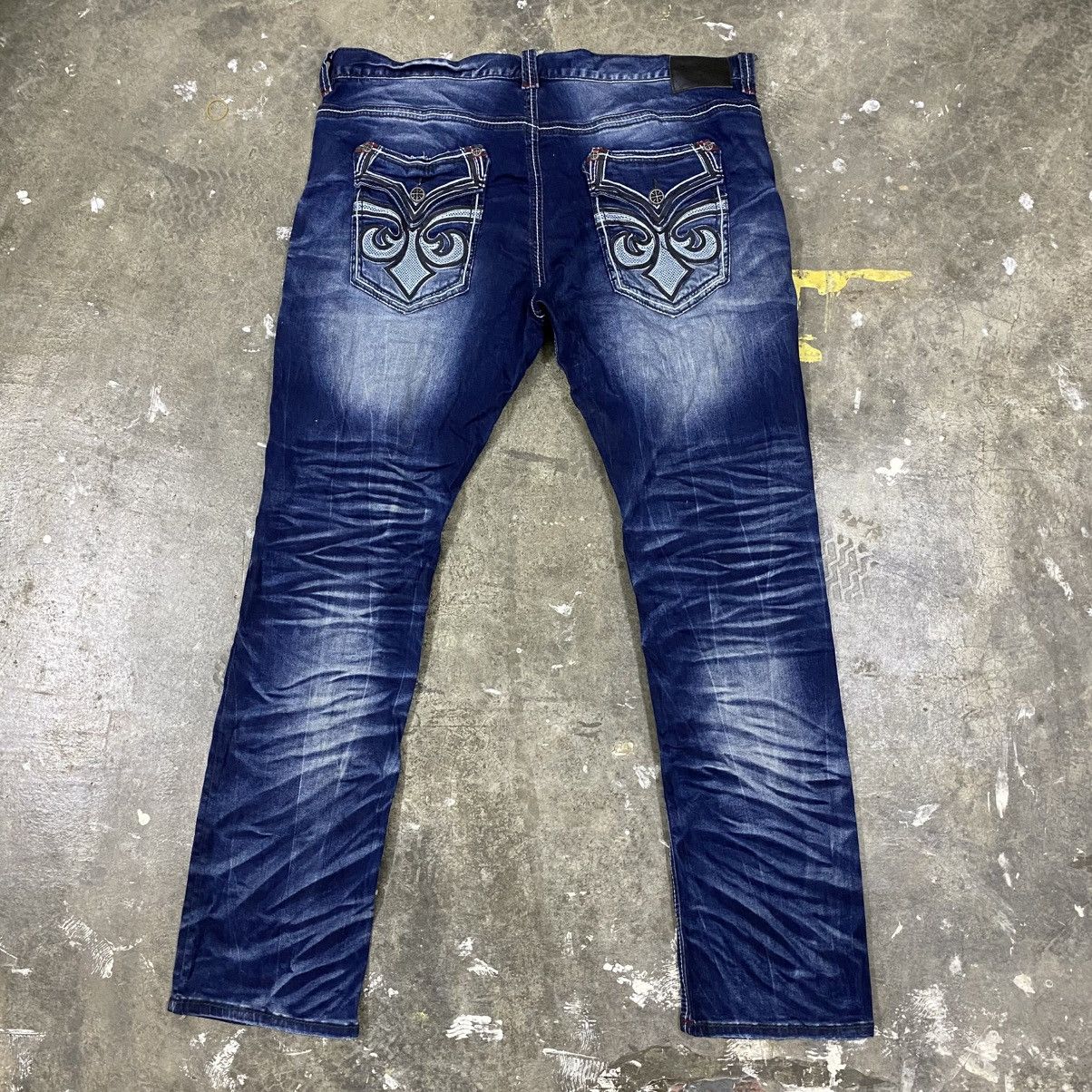 Affliction Vintage Affliction Denim Jeans Y2K Baggy Chrome Hearts Jnco Size US 44 / EU 60 - 1 Thumbnail