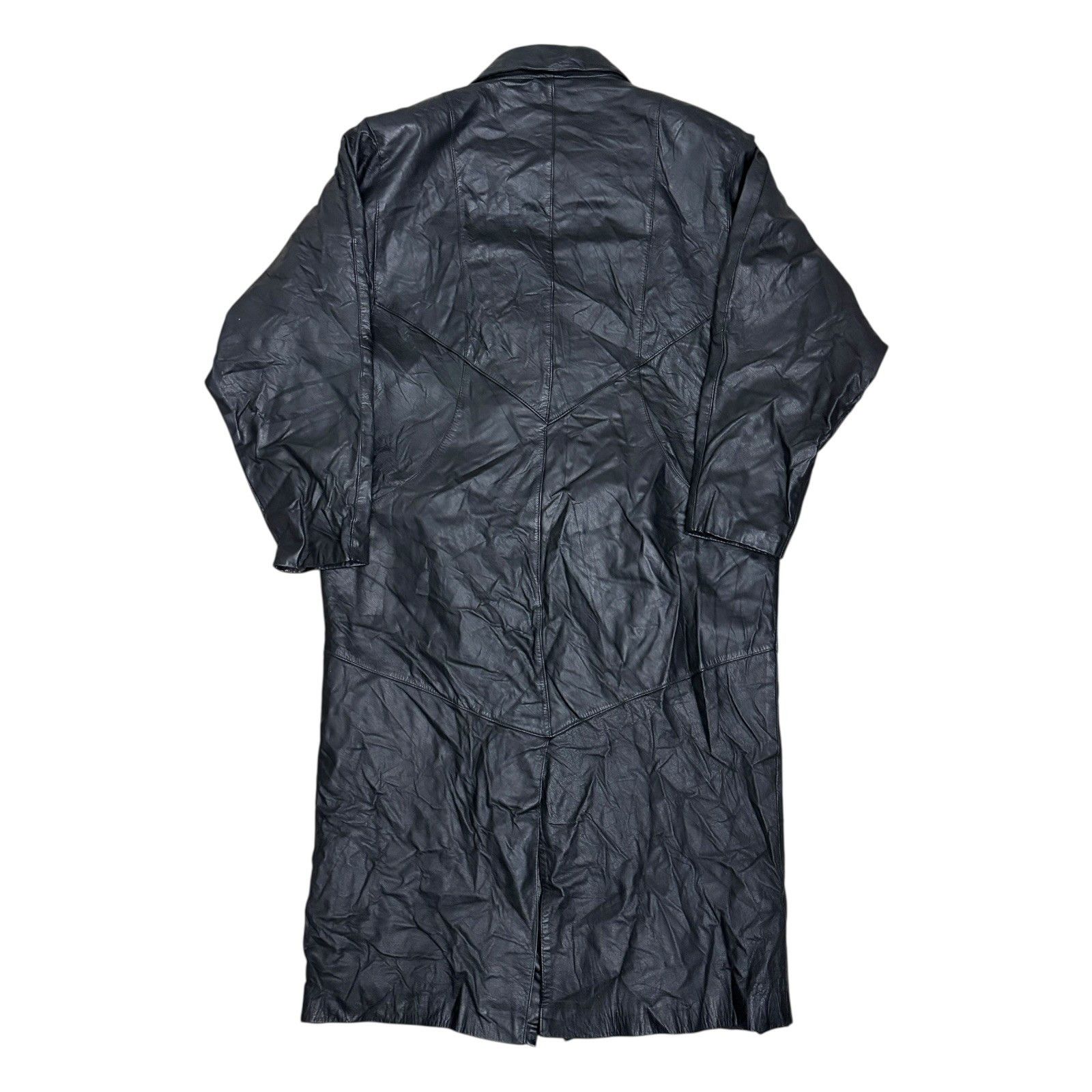 Wilsons Leather WILSONS LEATHER Goth Trench Vintage Retro Jacket Coat Medium Size US M / EU 48-50 / 2 - 3 Thumbnail