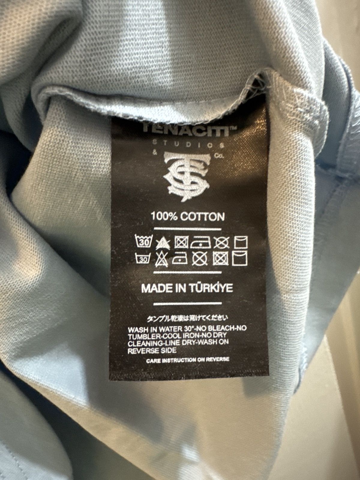 Other Tenaciti Loyalty Distressed Baby Blue Tee Size US M / EU 48-50 / 2 - 7 Thumbnail