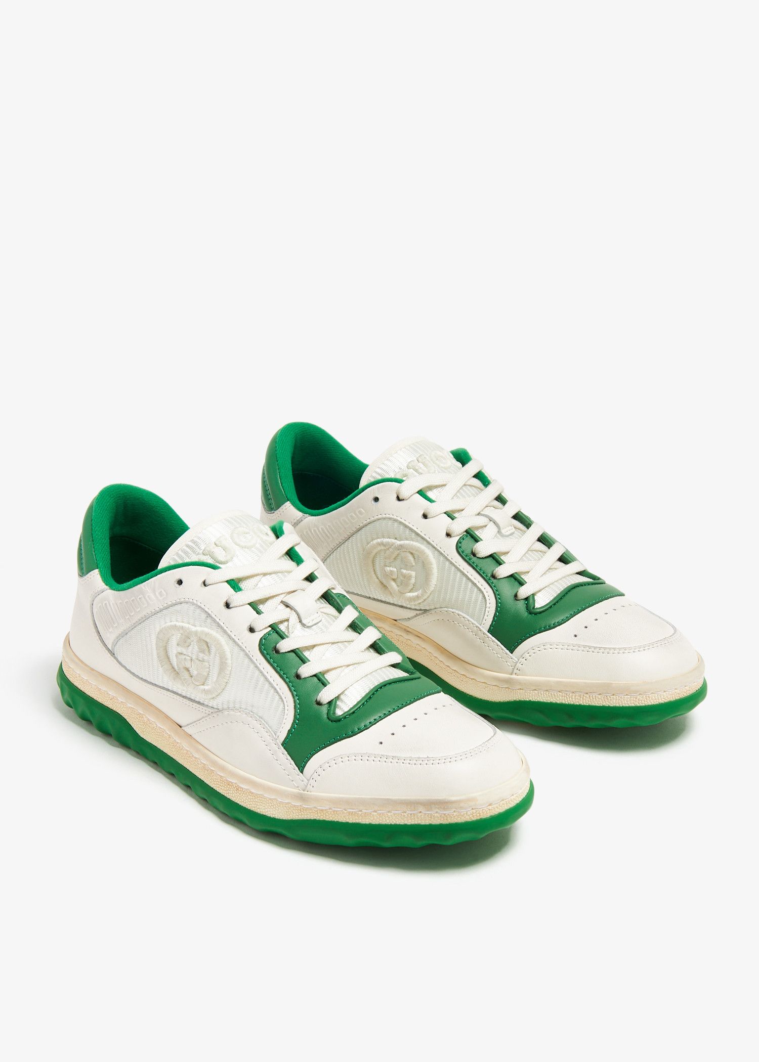Gucci o1mt1gz0325 MAC80 Sneakers in White/Green Size US 9 / EU 42 - 4 Thumbnail