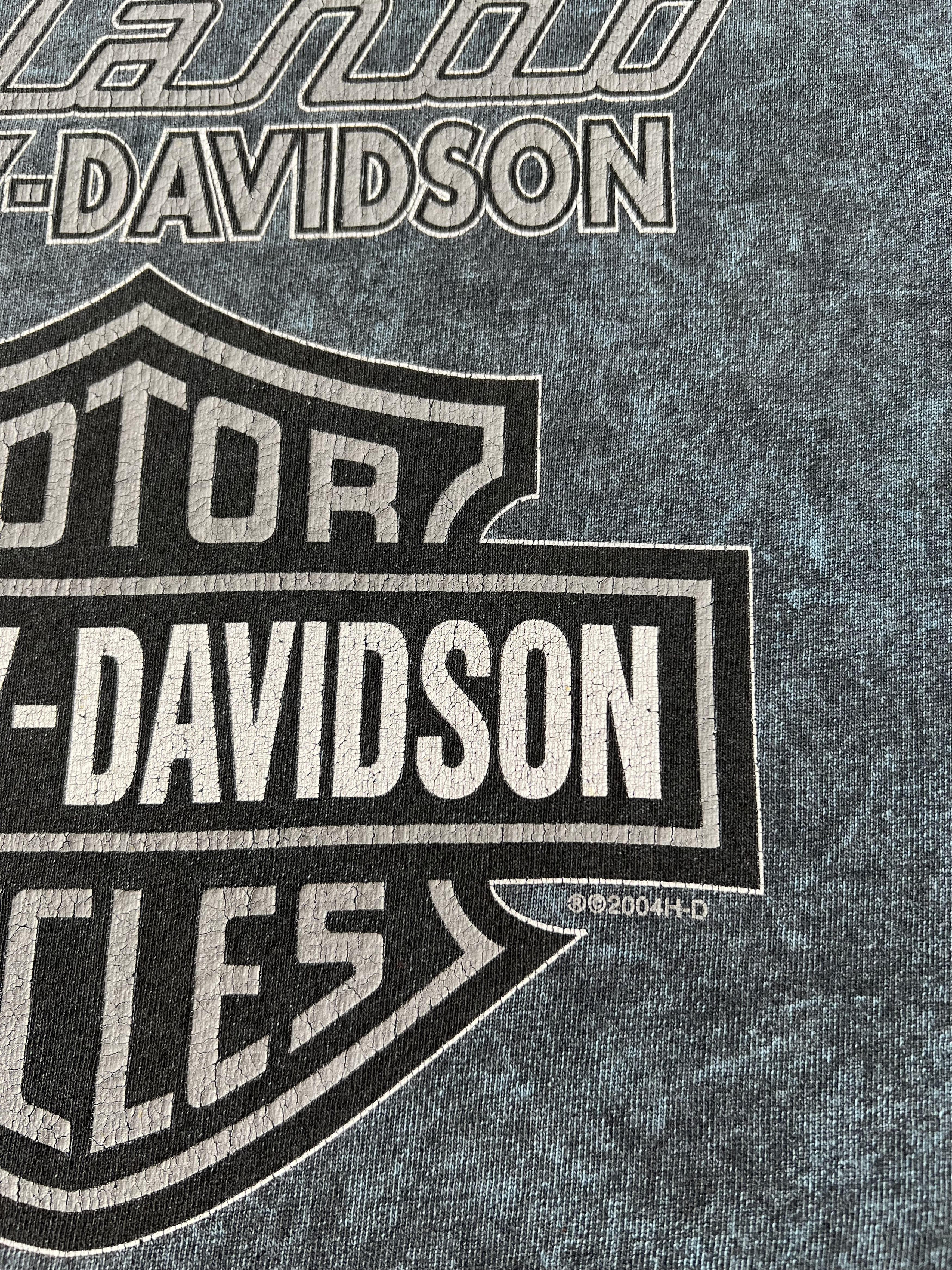 Harley Davidson Vintage 2004 Harley Davidson Skull Florida USA Tie Dye Size US XL / EU 56 / 4 - 19 Thumbnail
