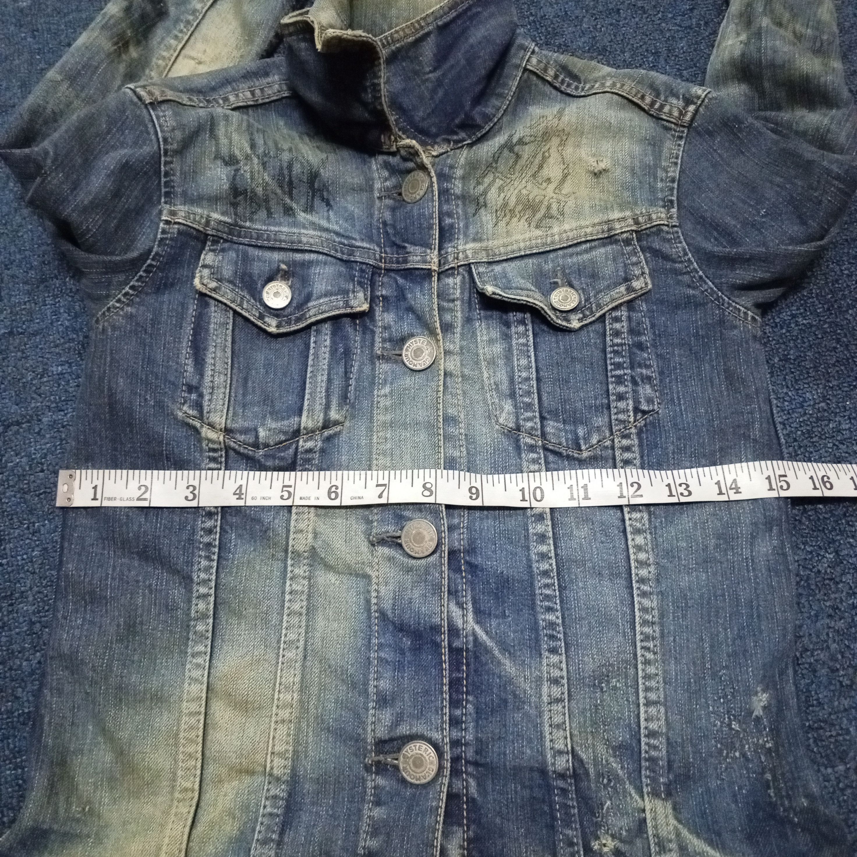 Hysteric Glamour DENIM JACKET HYSTERIC GLAMOUR Size XXS / US 00 / IT 34 - 11 Thumbnail
