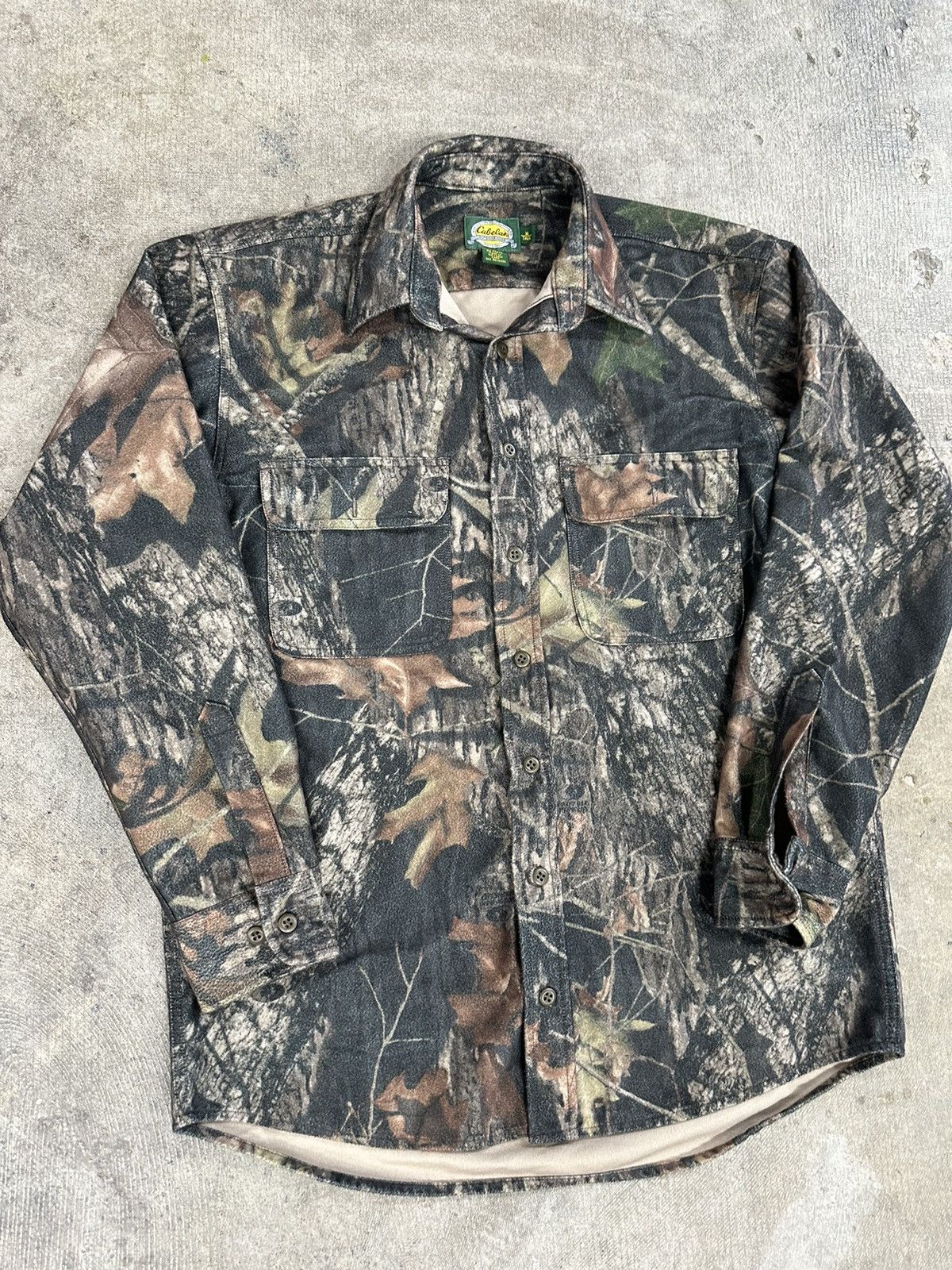 Cabelas × Vintage Crazy Y2K Cabela’s Mossy Oak Camoflauge Button Up Size US M / EU 48-50 / 2 - 3 Thumbnail