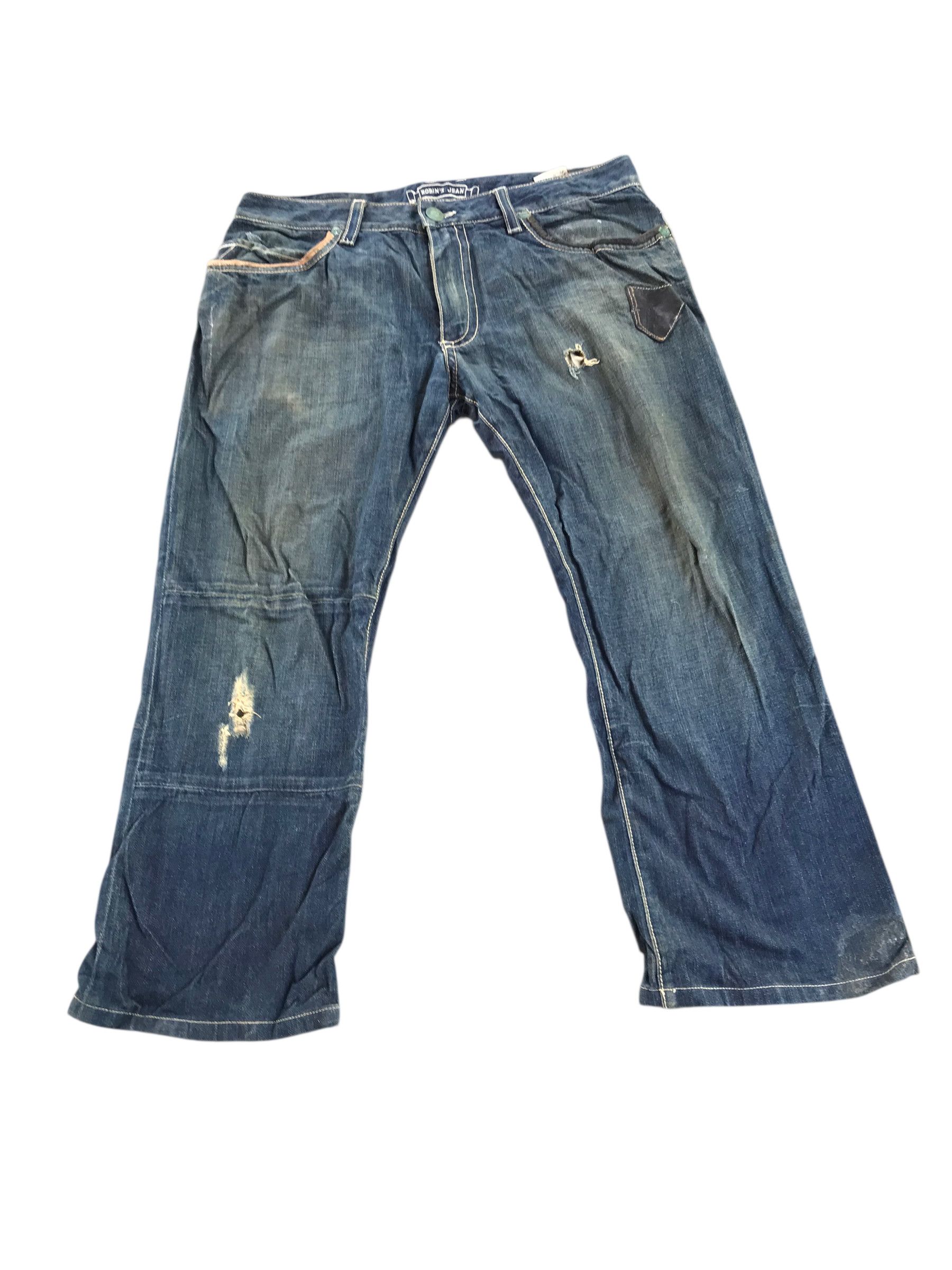 Robins Jeans Rare Robin’s Jean biker denim-34 size -made in usa Size US 36 / EU 52 - 8 Thumbnail