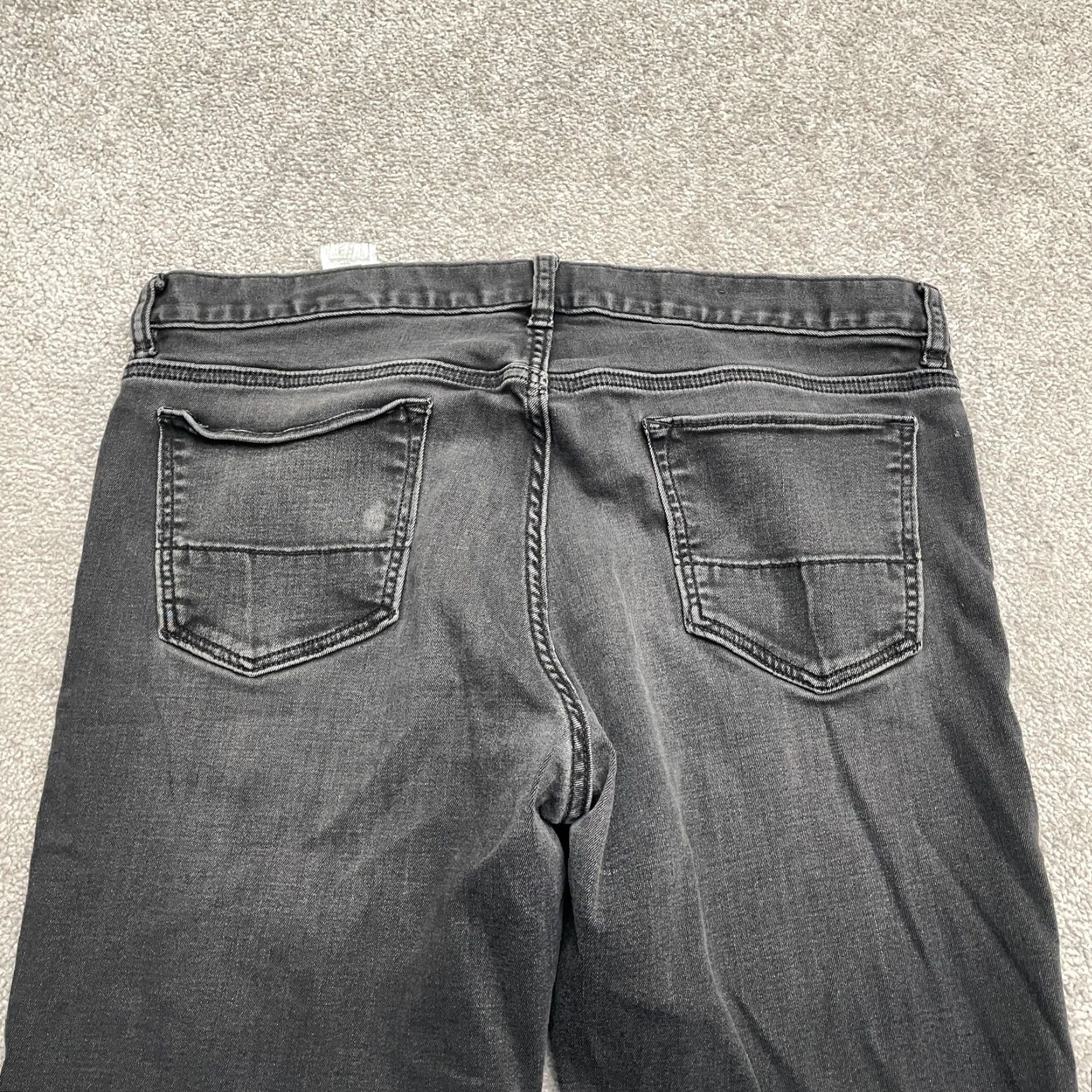 Banana Republic Banana Republic Traveler Slim Fit Denim Jeans Mens 35x30 Black Straight Casual Size US 35 - 4 Thumbnail