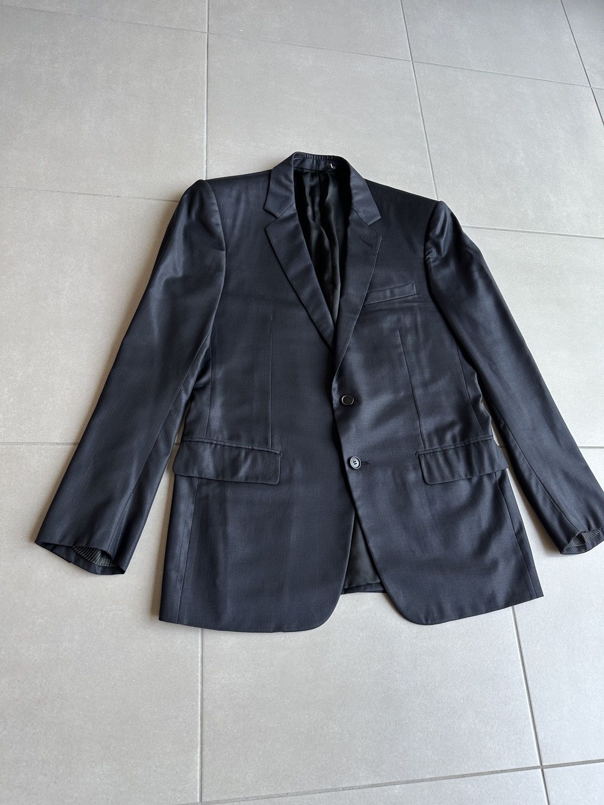 Dior × Hedi Slimane Dior Homme SS07 Glossy super 100’s wool blazer Size US M / EU 48-50 / 2 - 4 Thumbnail