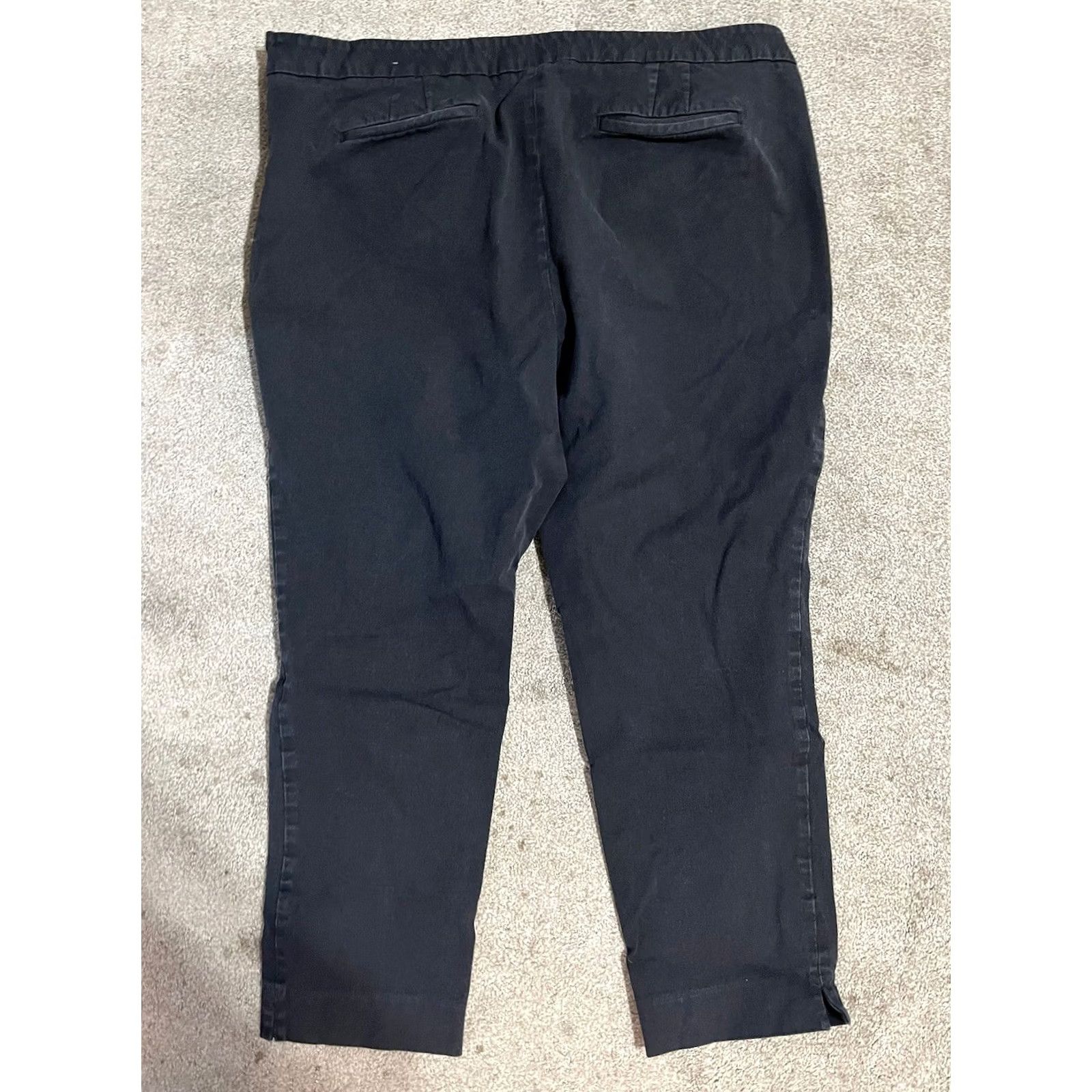 Talbots Talbots Pants Women 16P Black Chatham Ankle Pant Stretch Tapered Vintage Size 38" / US 16 / IT 52 - 3 Thumbnail