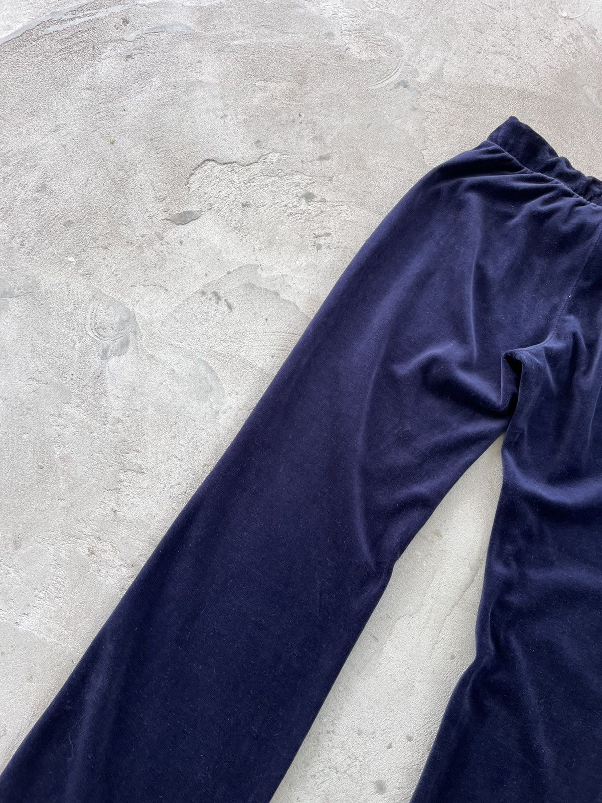 Juicy Couture Juicy Couture Velour Sweatpants Track Pants Blue Low Rise Size 32" / US 10 / IT 46 - 12 Thumbnail