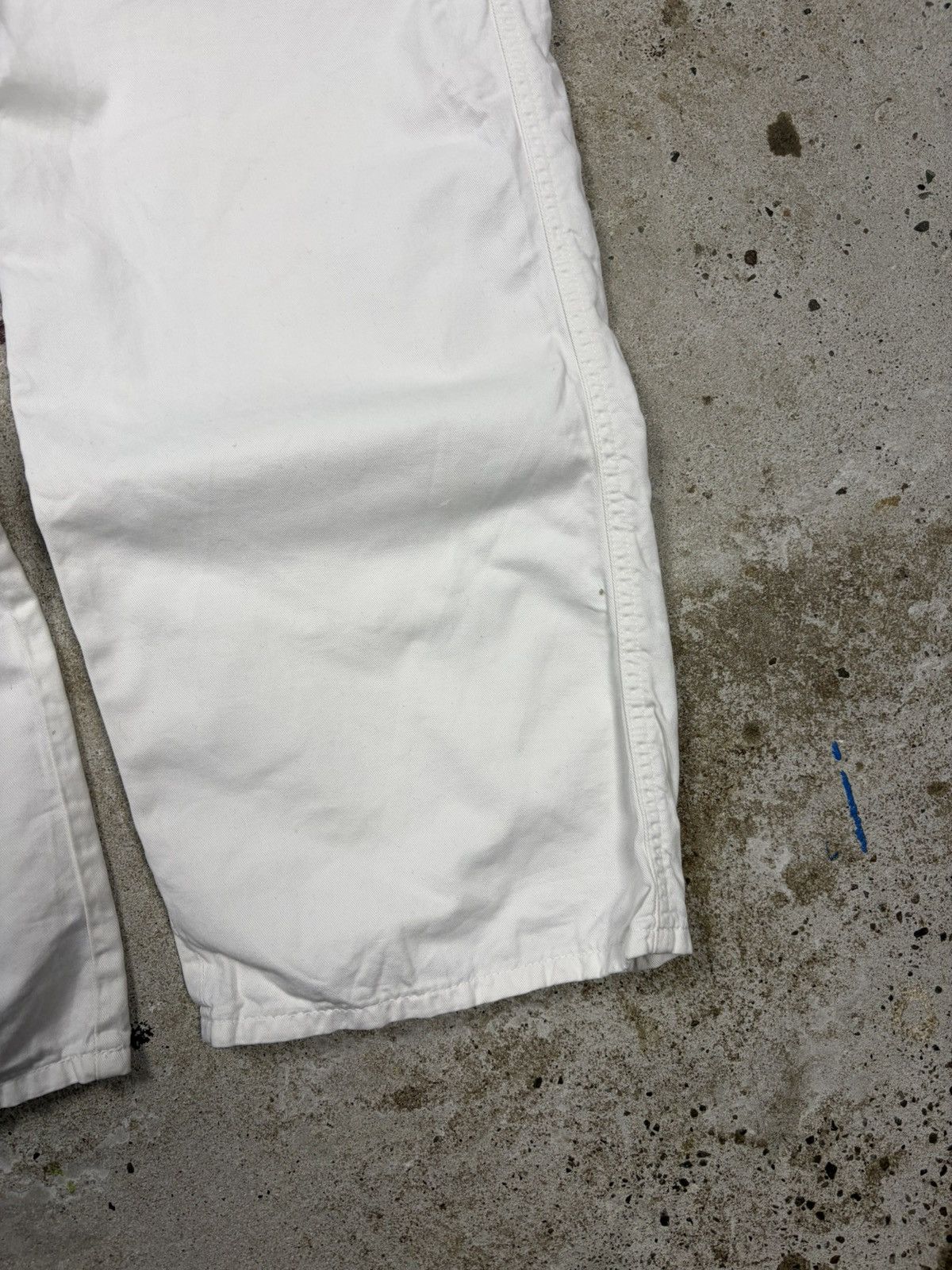 Dolce & Gabbana 2000s Dolce & Gabbana White Baggy Cargo Pants Utility Size 27" / US 4 / IT 40 - 4 Thumbnail