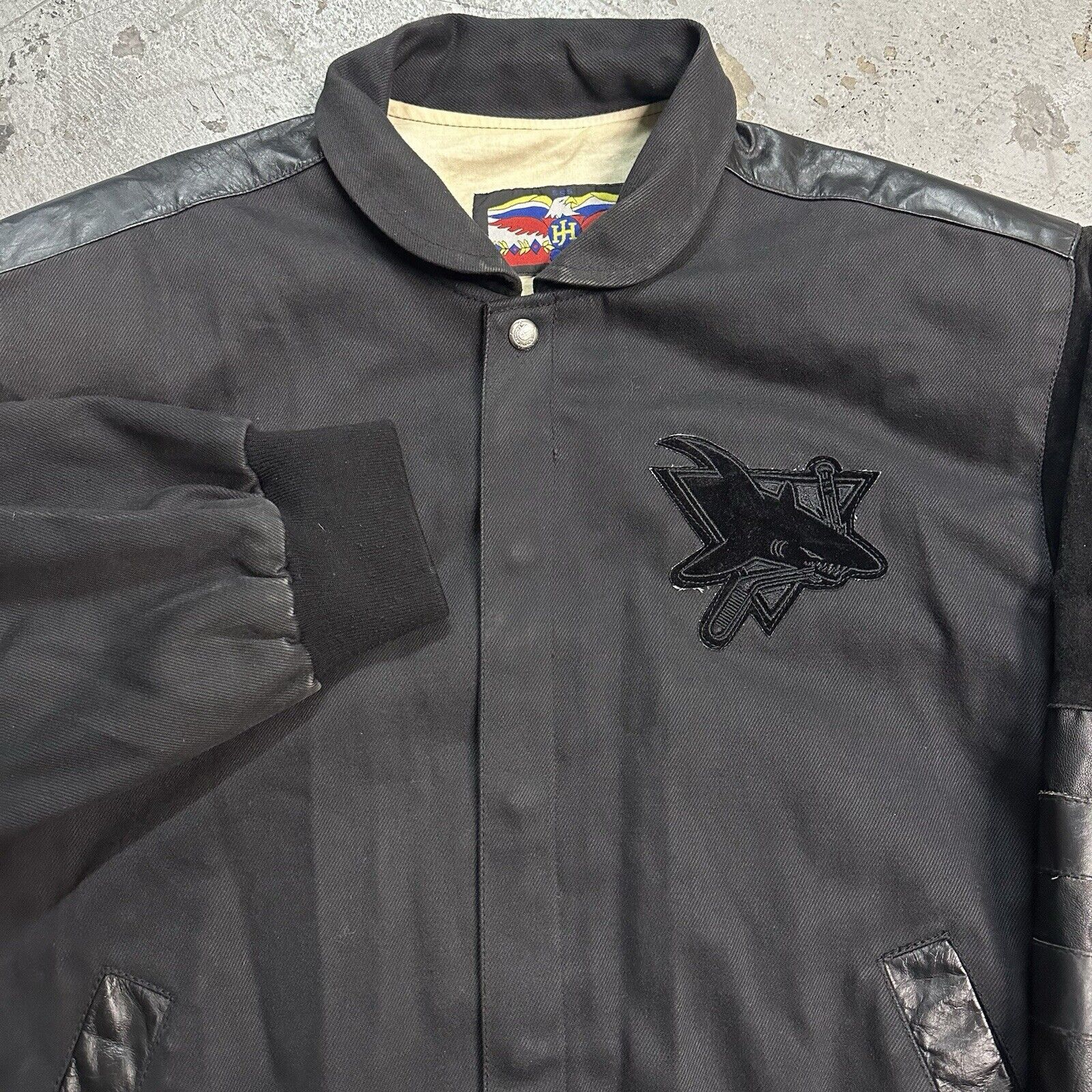 Jeff Hamilton × NHL × Vintage Vintage Jeff Hamilton San Jose Sharks Black Jacket XL Size US XL / EU 56 / 4 - 5 Thumbnail