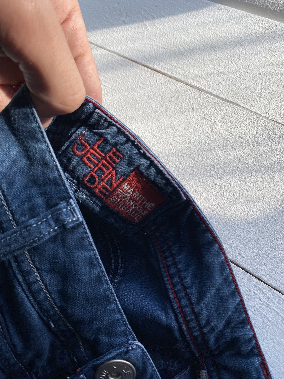 Marithe + Francois Girbaud 90s Marithe Francois Girbaud Flare Bottom Womens Jeans Size 28" / US 6 / IT 42 - 7 Thumbnail