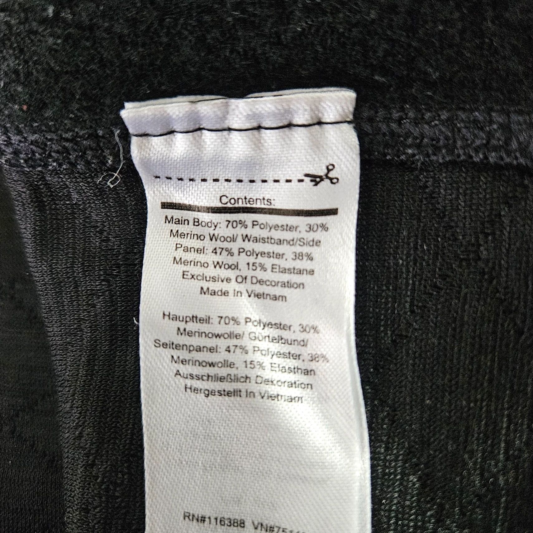 Smartwool VINTAGE SmartWool Womens Diamond Peak Quilted Skirt XL Black Gray Size 40" / US 18 - 4 Thumbnail