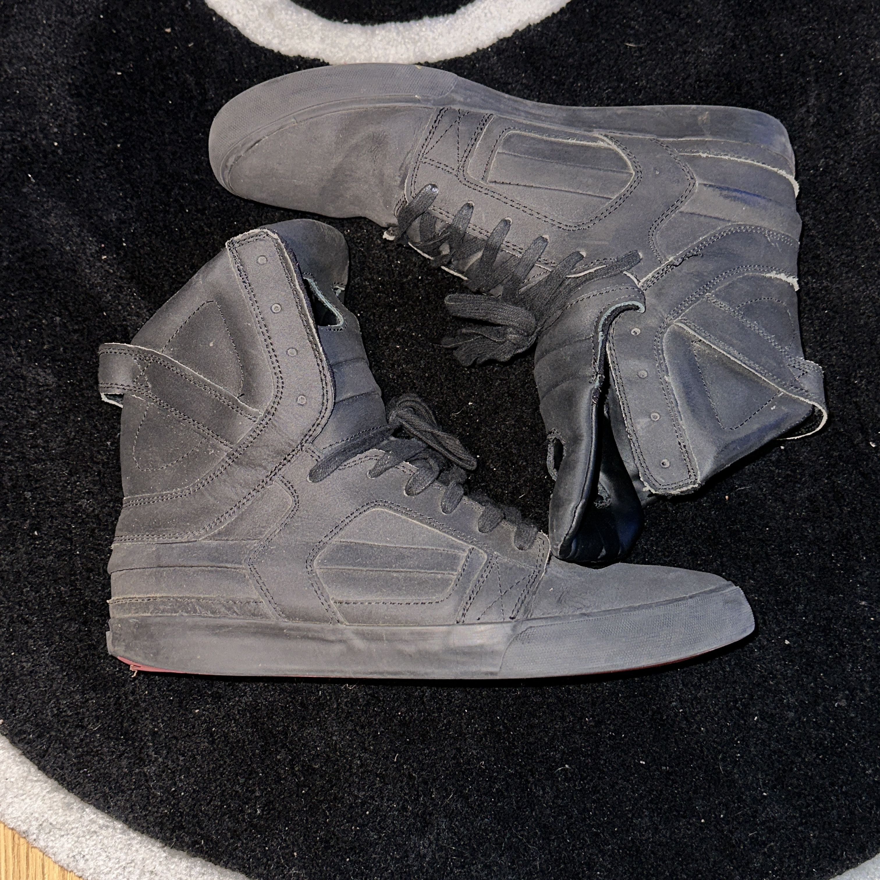 Streetwear Supra Vintage Supra Skytop II Red Bottoms in Box 7.5 10 Condition S18187 Grailed