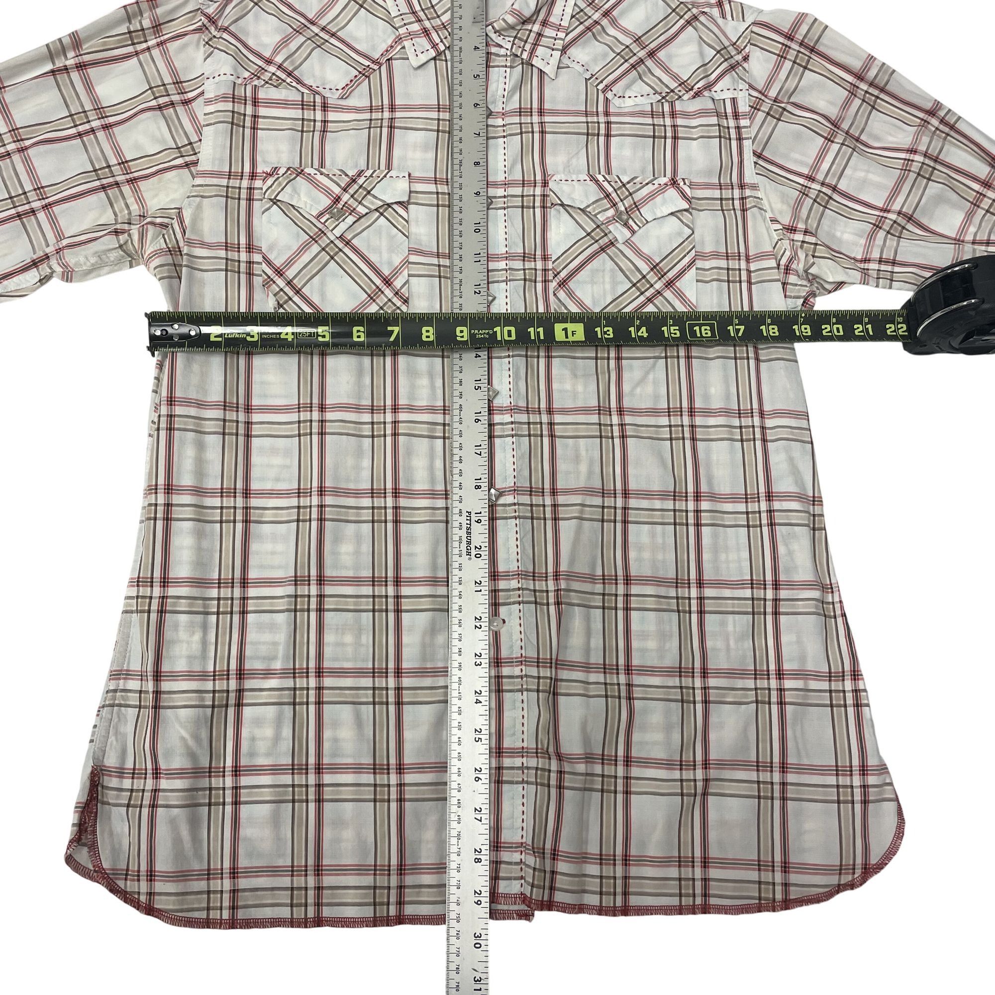 Wrangler Wrangler Plaid WHIP STITCH Cowboy Western PEARL SNAP Shirt Size US M / EU 48-50 / 2 - 8 Thumbnail