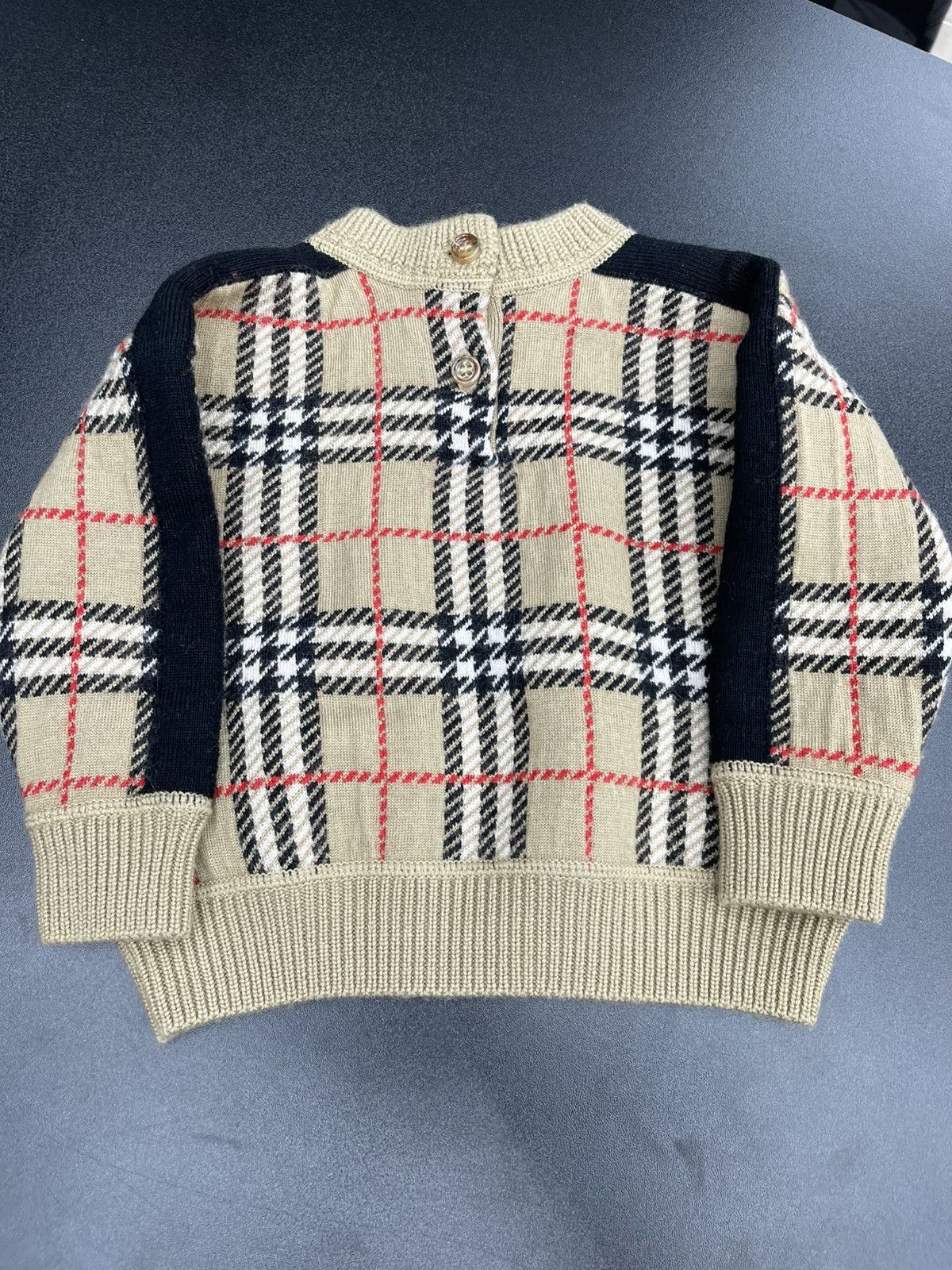 Burberry Size 6m - Burberry Plaid Button Up Crewneck Kids Size US XXS / EU 40 - 1 Thumbnail