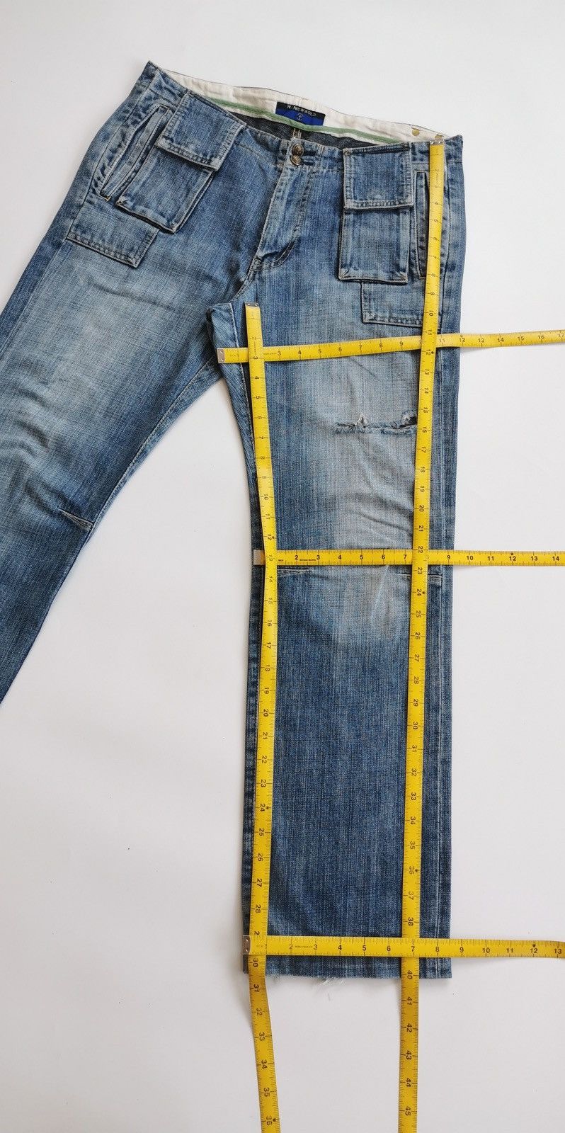 Paul Smith Thrashed Paul Smith Snap Multipocket Distressed Jeans Size US 34 / EU 50 - 16 Thumbnail