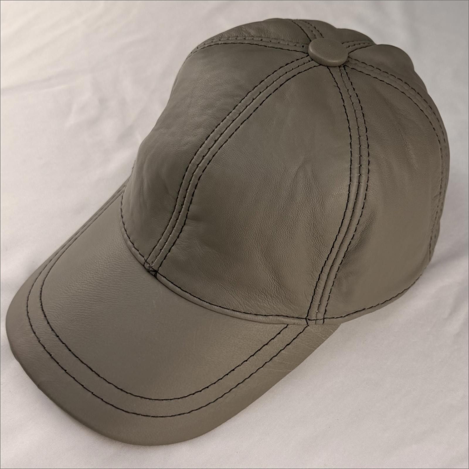 Other NEW Leather Baseball Cap - Premium Hat 090 Size ONE SIZE - 3 Thumbnail