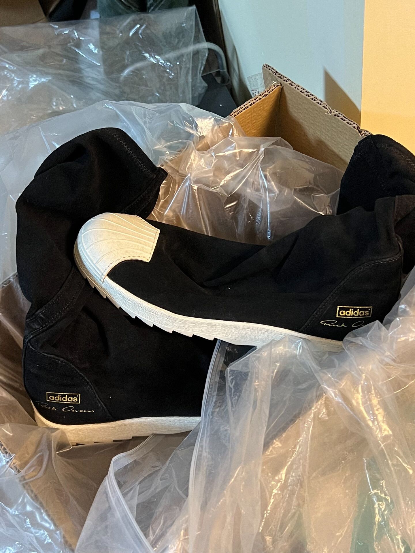 Rick Owens Rick Owens Adidas Suede Boots Size US 9.5 / EU 42-43 - 1 Thumbnail