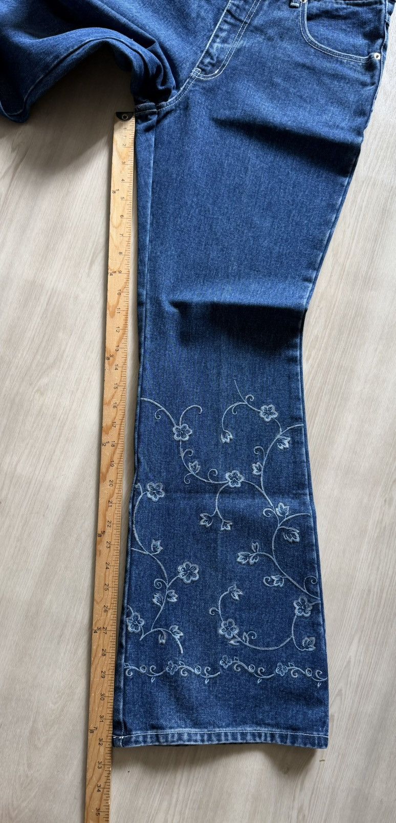 Other Vintage Revolt Jeans Womens Flared Flora lSz 13/14 Size 32" / US 10 / IT 46 - 2 Thumbnail