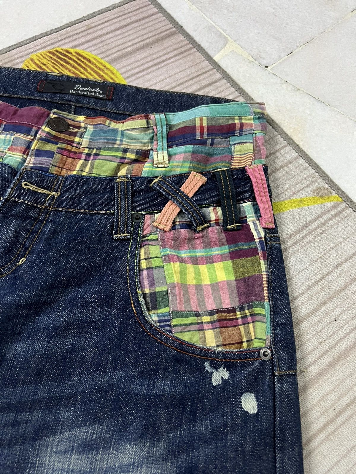 Japanese Brand × Seditionaries VTG DOMINATE HANDCRAFTED DOUBLE WAIST JEANS Size US 32 / EU 48 - 5 Thumbnail
