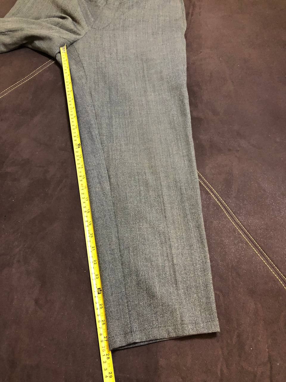 Balmain Balmain Formal Trousers Balmain gray vintage Size US 34 / EU 50 - 6 Thumbnail