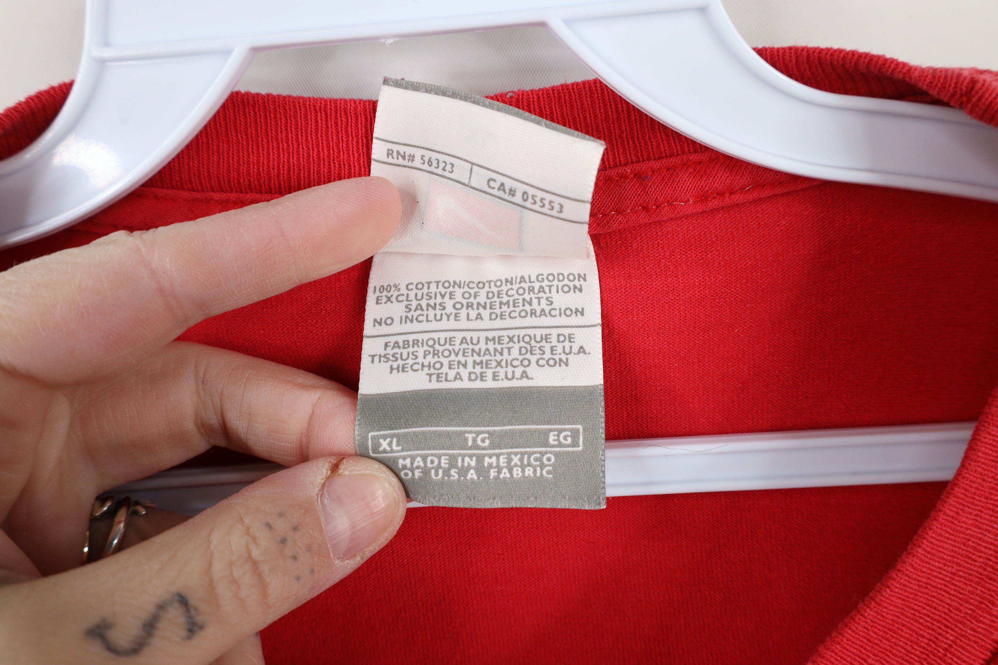 Nike × Vintage Vintage Nike Swoosh Ohio State University Long Sleeve Shirt Size US XL / EU 56 / 4 - 11 Thumbnail