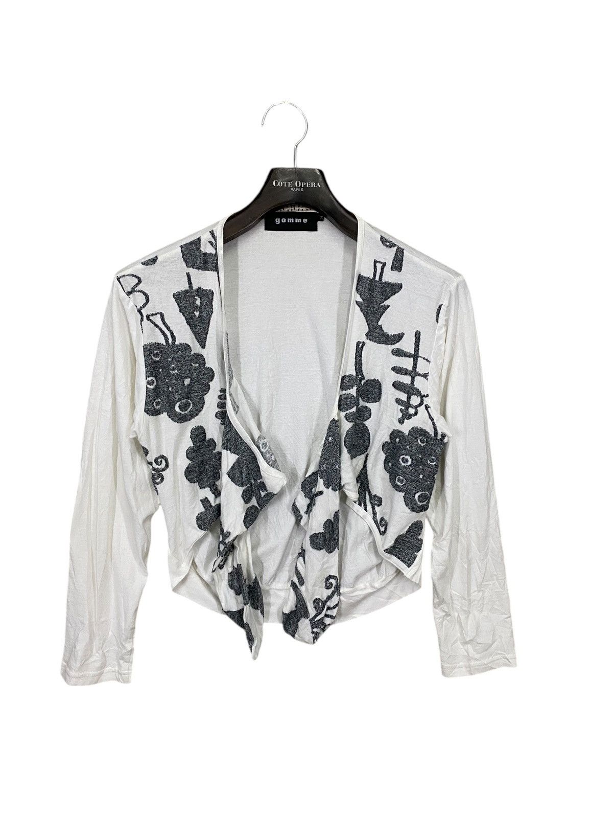 Designer × Japanese Brand × gomme 🔥Gomme homme crop cardigan very rare design Size M / US 6-8 / IT 42-44 - 1 Thumbnail