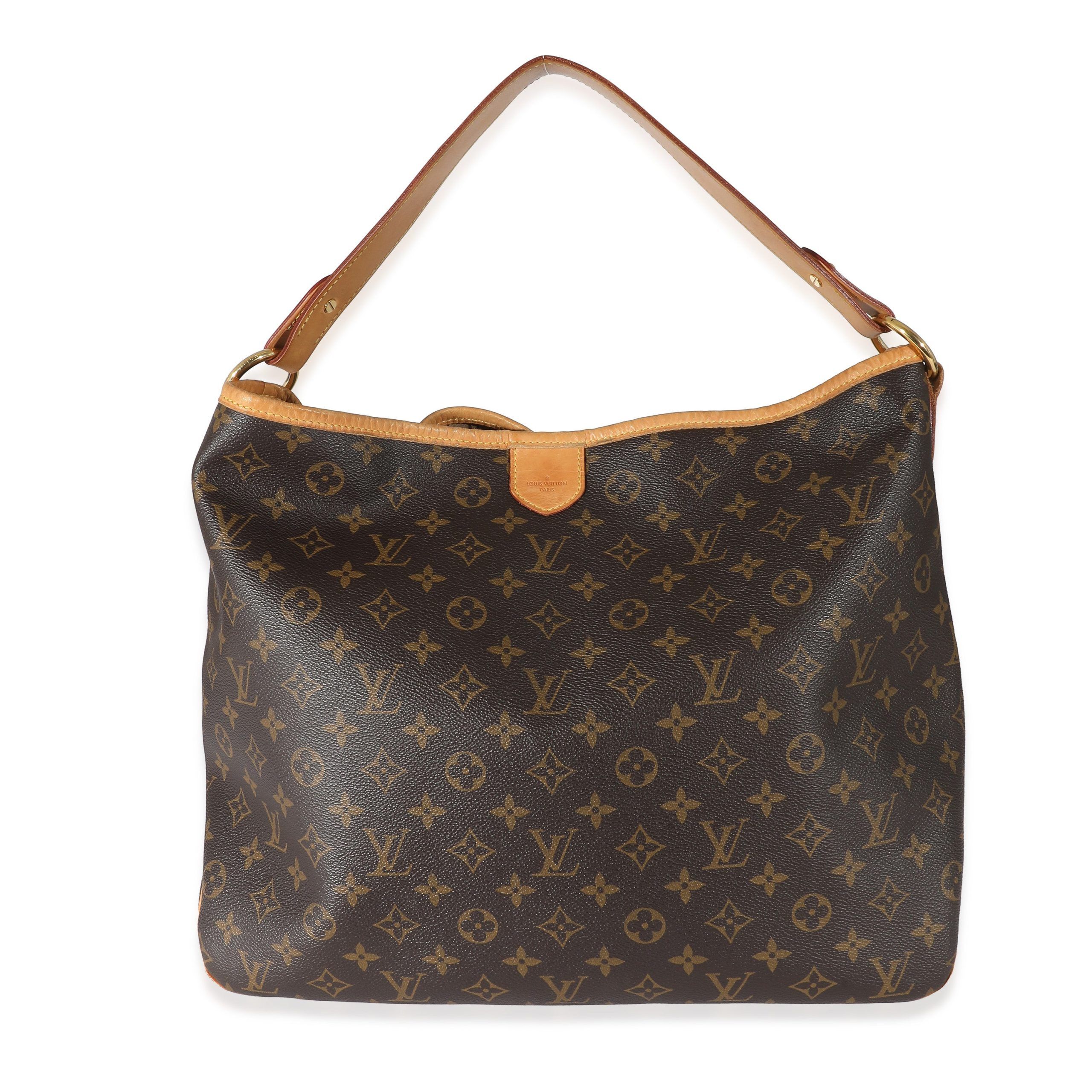 image of Louis Vuitton Monogram Canvas Delightful Gm in Brown, Women's