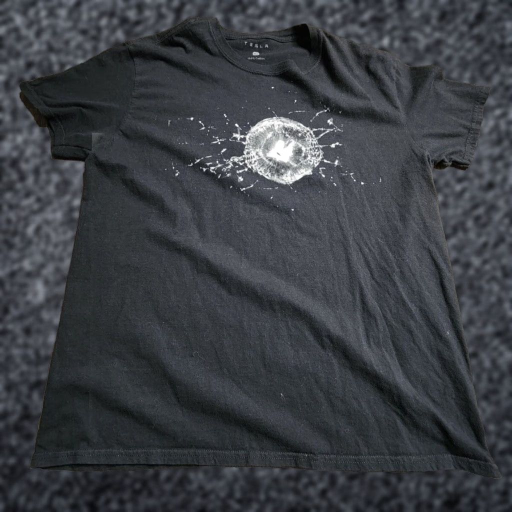 Doublet VINTAGE Tesla Cybertruck T-Shirt Men XL Black Short Sleeve Crew Neck Logo All Seasons Double-Sided Size US XL / EU 56 / 4 - 1 Thumbnail