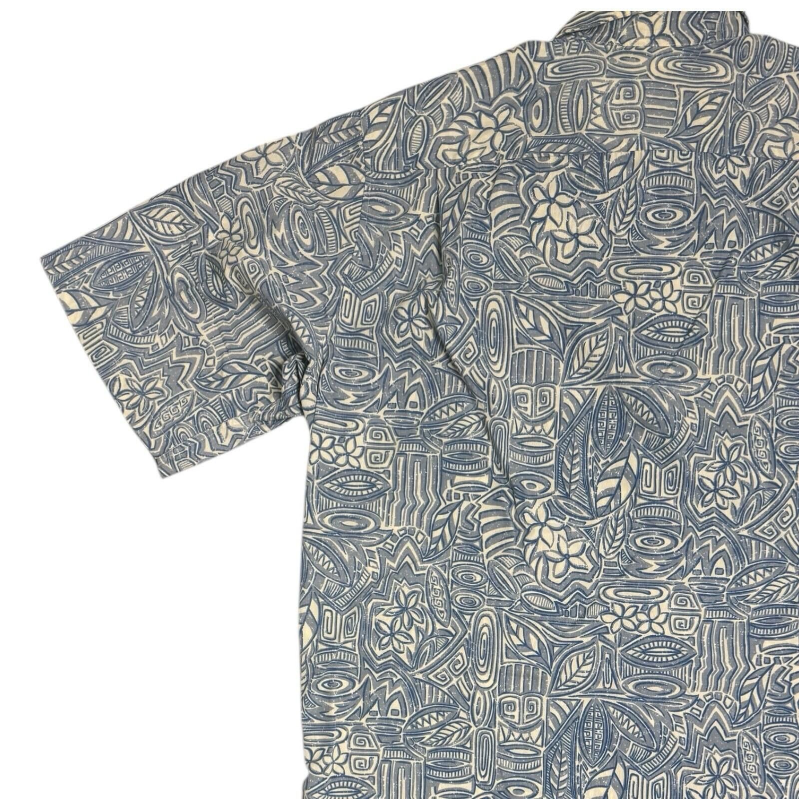 Reyn Spooner Vintage Reyn Spooner Reverse Print Hawaiian Shirt XL Tiki Size US XL / EU 56 / 4 - 9 Thumbnail