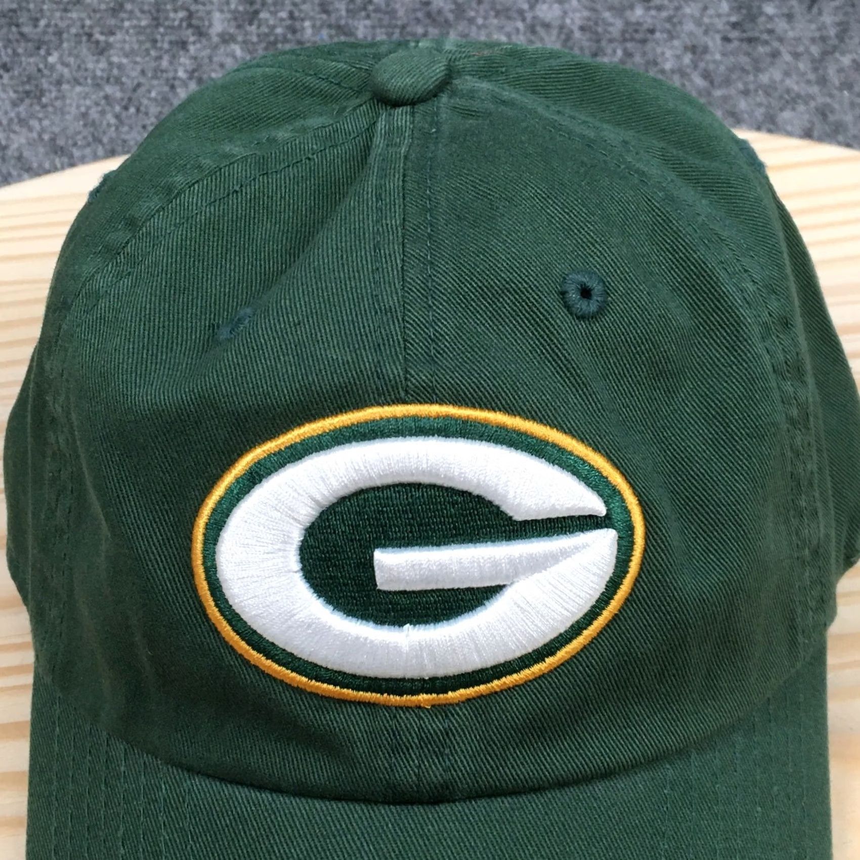 NFL NFL Green Bay Packers Baseball Cap Hat Mens OS Green Embroidered Logo Adjustable Size ONE SIZE - 3 Thumbnail