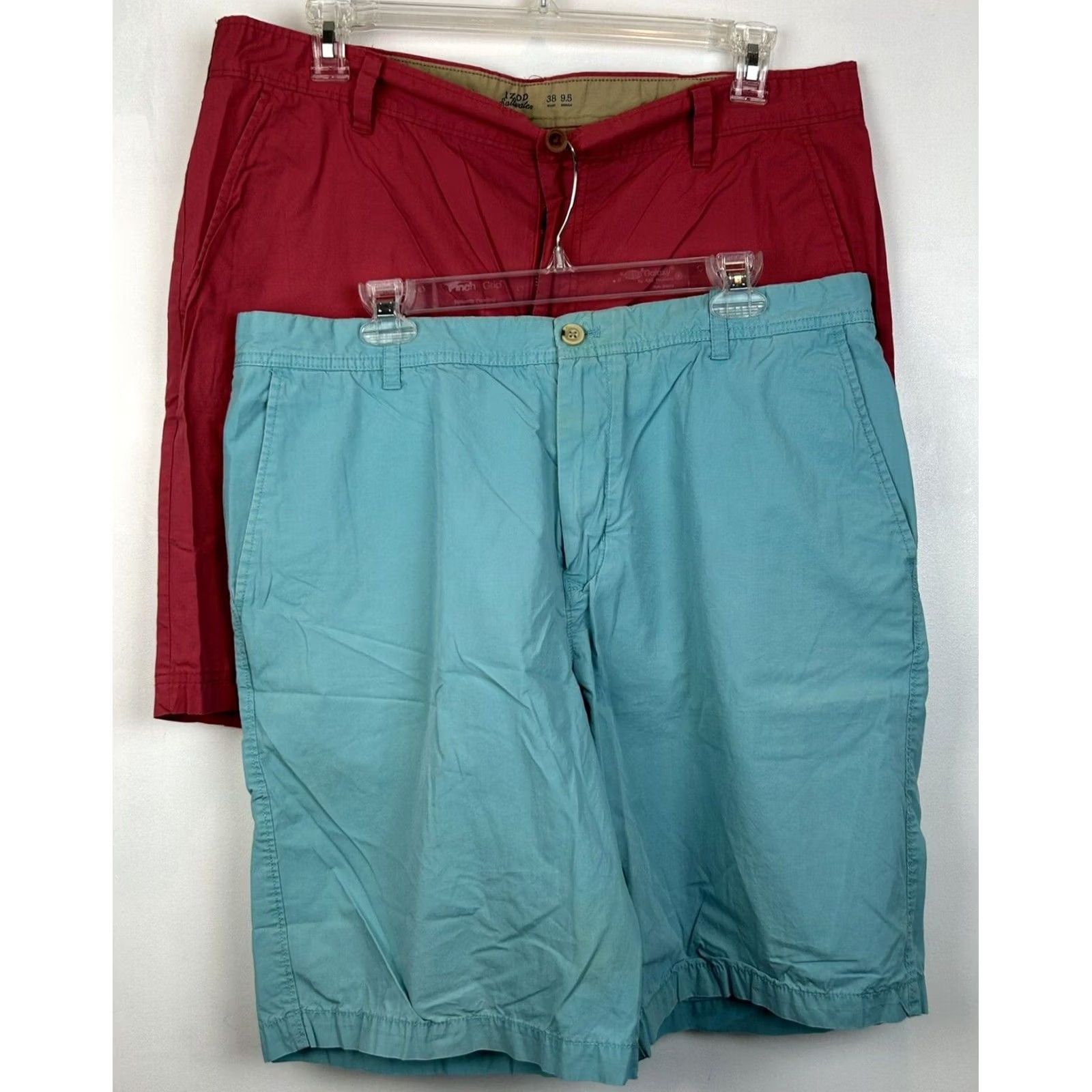 Izod IZOD Saltwater Shorts Men 38 Casual Flat Front Lightweight Pockets Lot of 2 Flaw Size US 40 / EU 56 - 2 Thumbnail