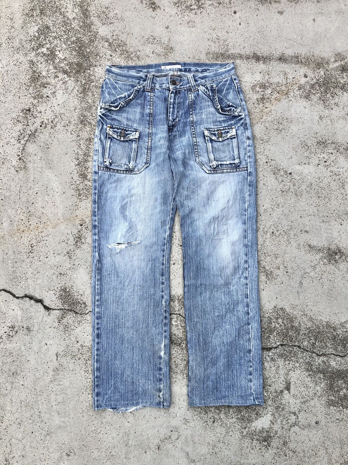 Global Work DISTRESSED BUSHPANT DENIM BY GLOBAL WORK Size US 31 - 1 Thumbnail