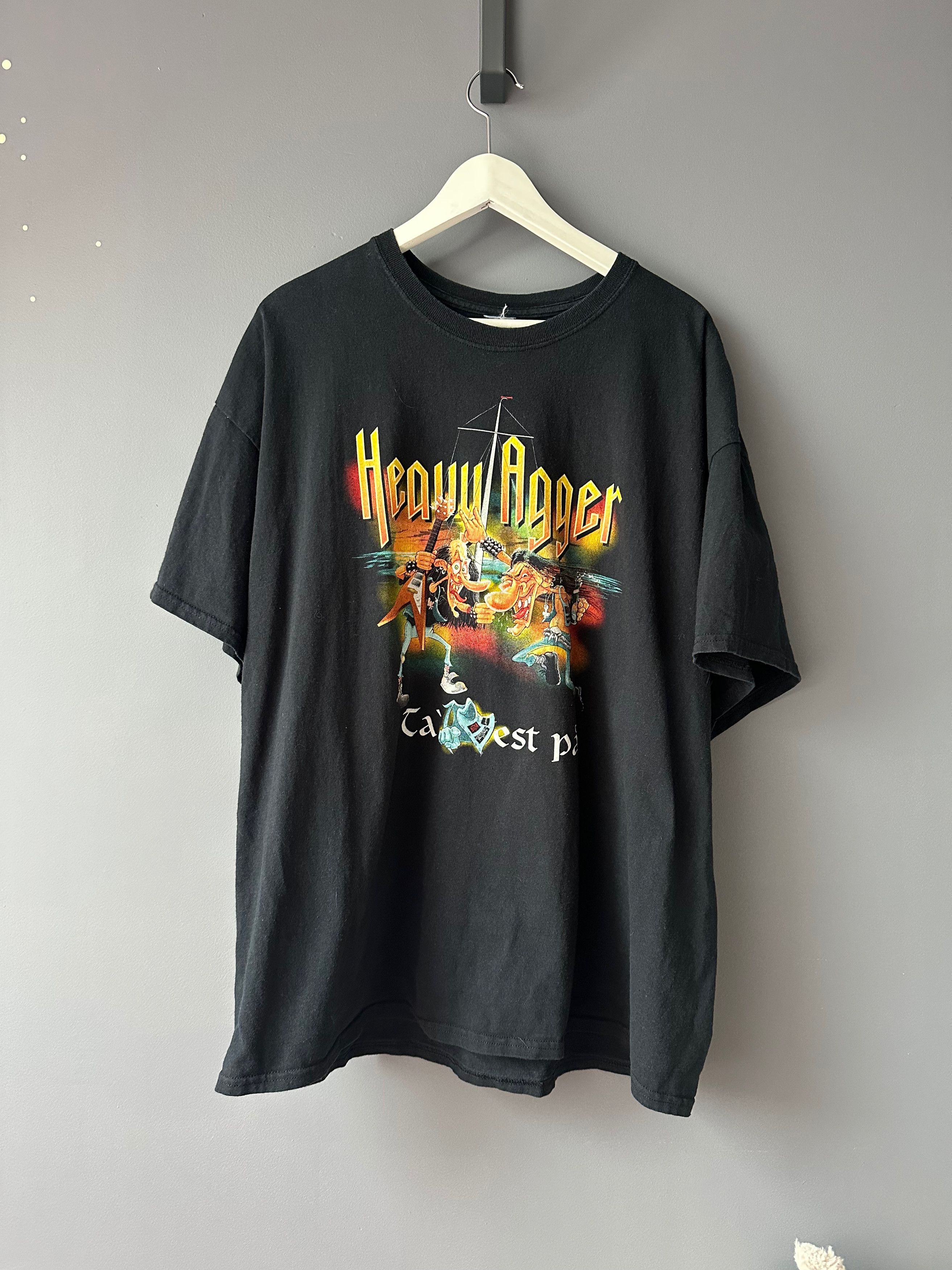 Vintage Vintage Heavy Agger Music Metal Festival t shirt Size US XL / EU 56 / 4 - 1 Thumbnail