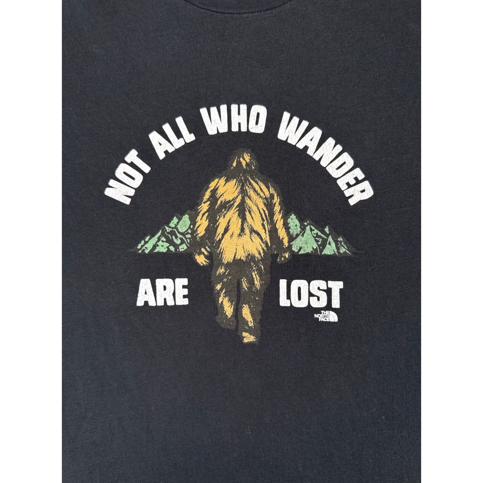 The North Face The North Face Shirt Men Small Black Crew Not All Who Wander Are Lost Bigfoot Size US S / EU 44-46 / 1 - 6 Thumbnail