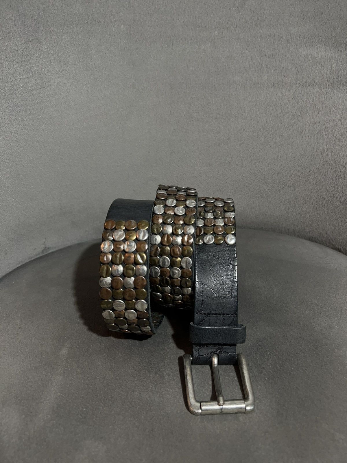 If Six Was Nine × Vintage Y2K Vintage Leather Belt BB Simon Style Size ONE SIZE - 1 Thumbnail