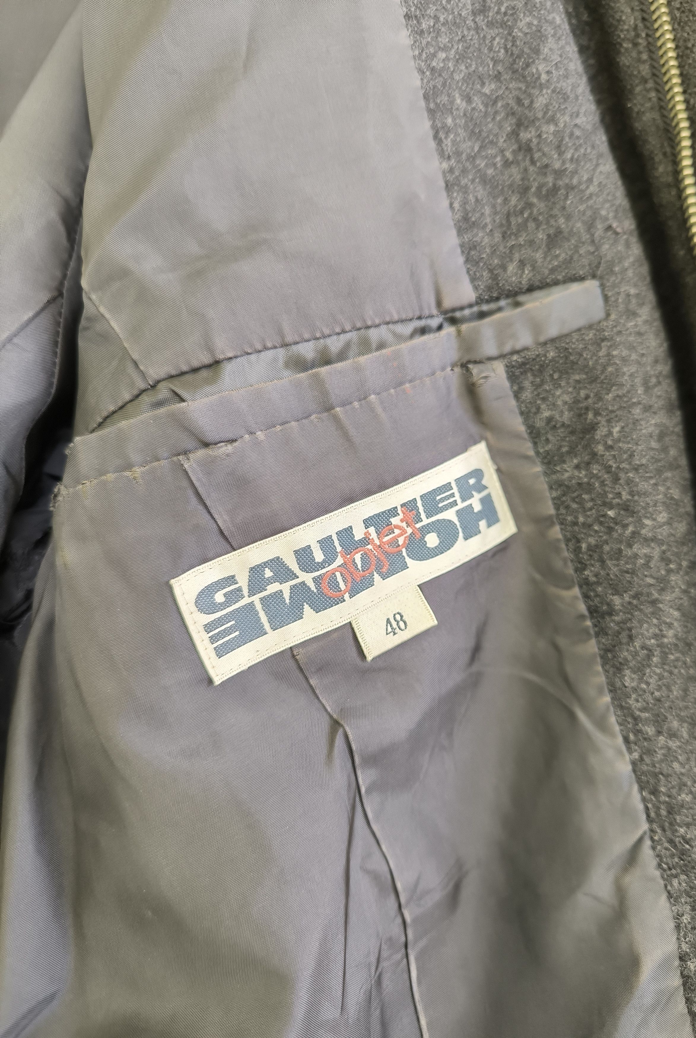 Gaultier Homme Objet × Jean Paul Gaultier GAULTIER HOMME OBJET wool overcoat Size US M / EU 48-50 / 2 - 13 Thumbnail