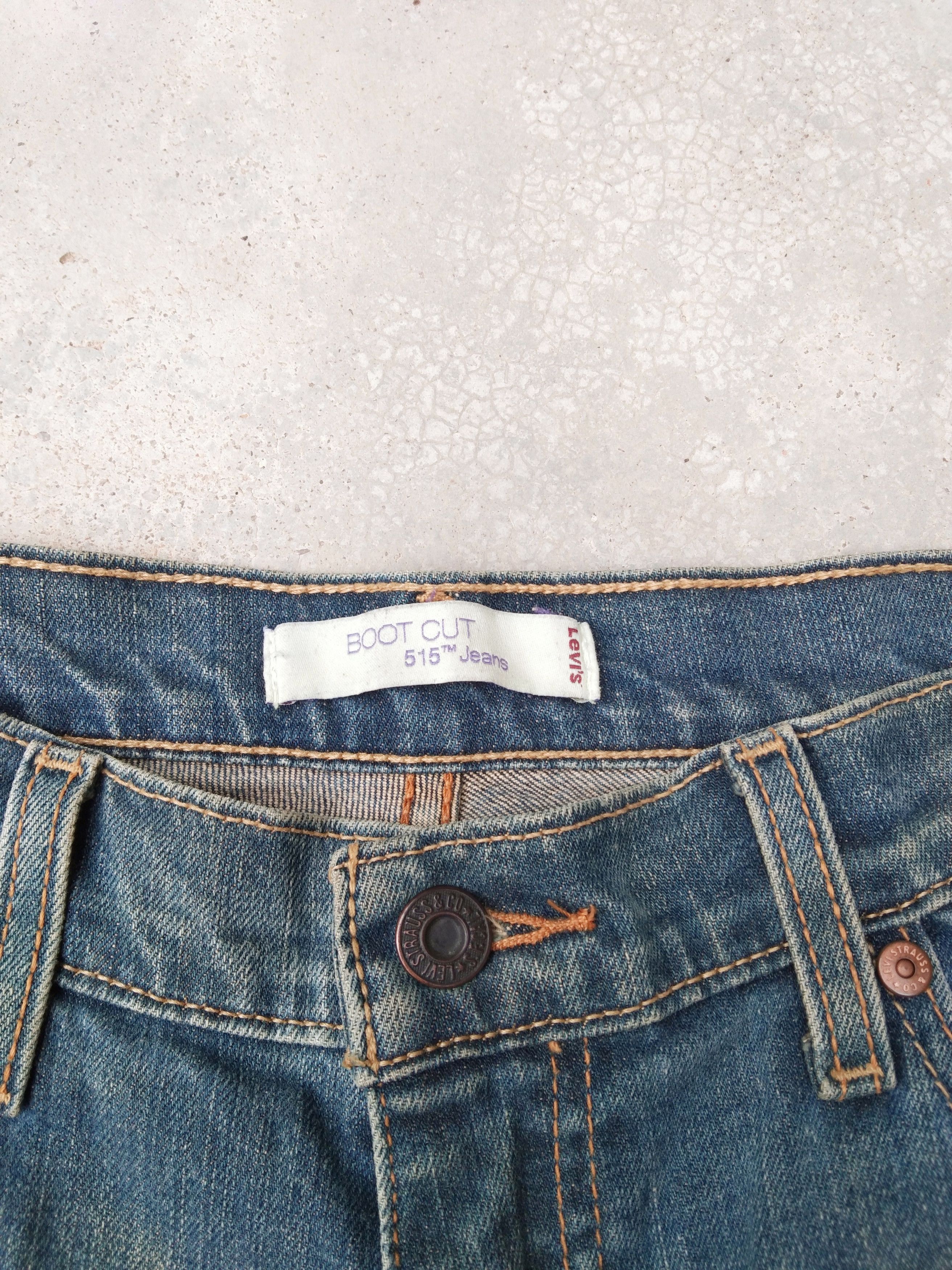 Jean × Levi's × Vintage Vintage Levis 515 Boot Cut Flared Jeans 31x30 Size US 31 - 6 Thumbnail