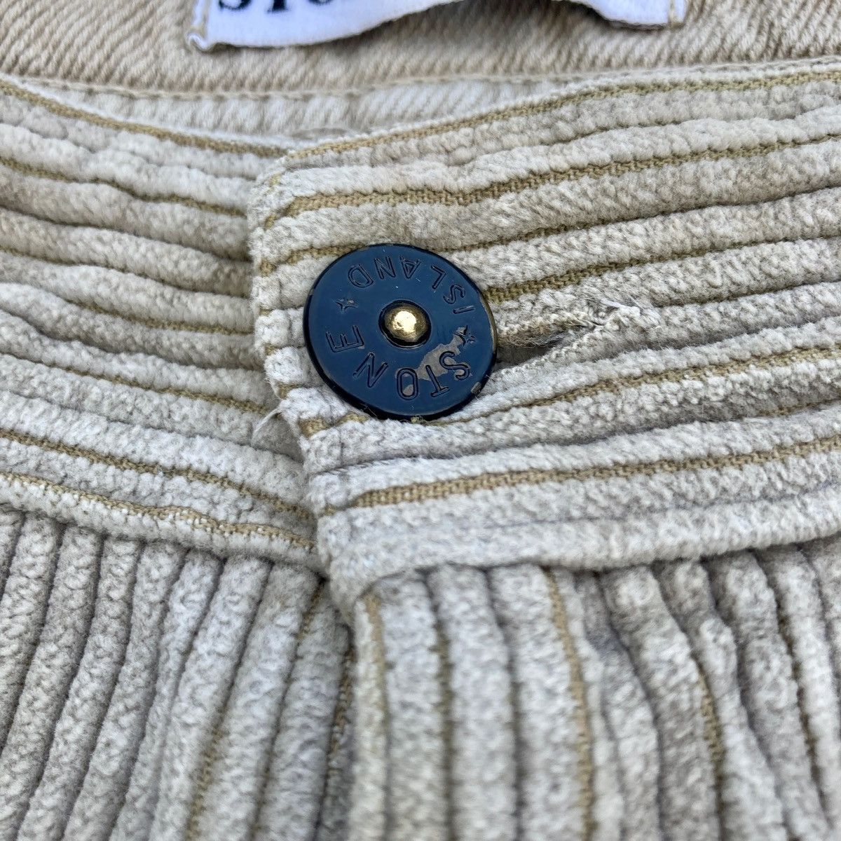 C.P. Company × Stone Island Vintage 90s Stone Island Marina Corduroy Pants Size US 32 / EU 48 - 8 Thumbnail