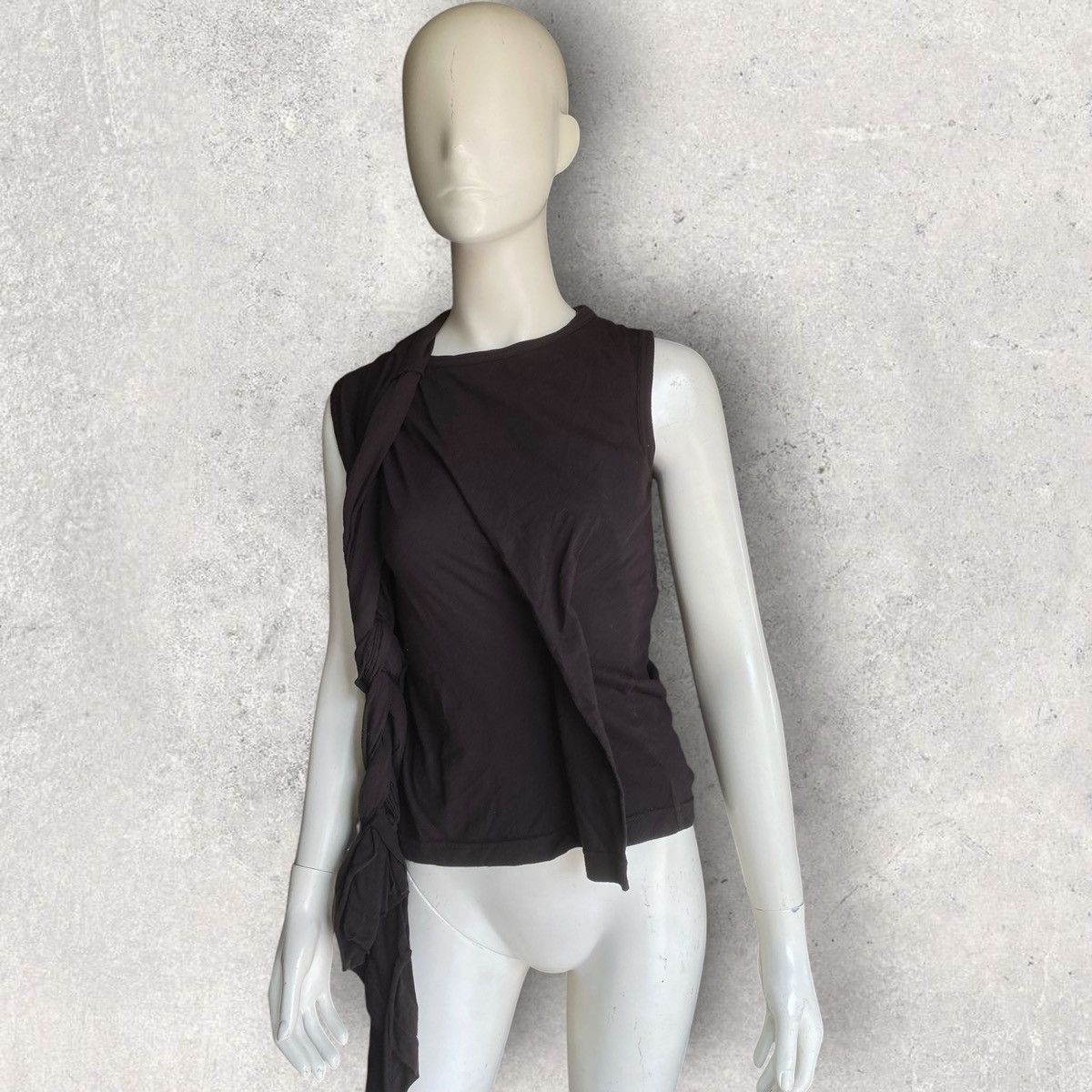 Comme des Garcons Vintage SS03 Wrap Asymmetric Knot T Shirt Size M / US 6-8 / IT 42-44 - 2 Thumbnail