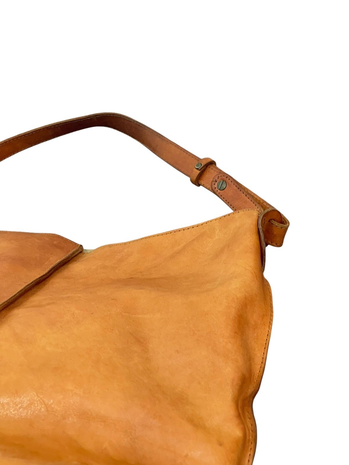Leather Full Leather Patina Unknown Handmade Shoulder Bag 7🟩 Size ONE SIZE - 14 Thumbnail