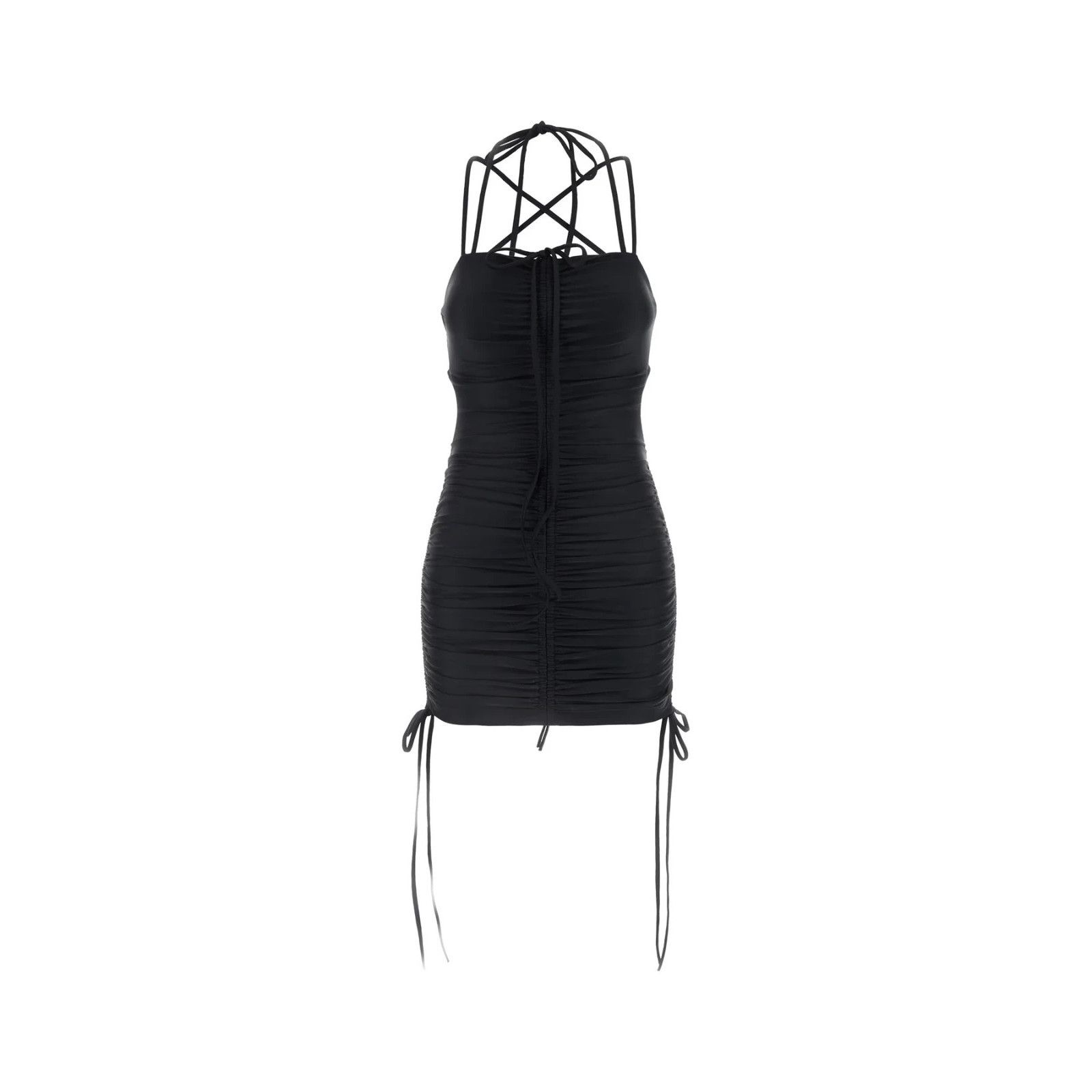 princess polly baby blue dress Balenciaga Black Pleated Dress With Logo, Brand Size 36 (US Size 2) 601106  TGL23 1070 - Clothing