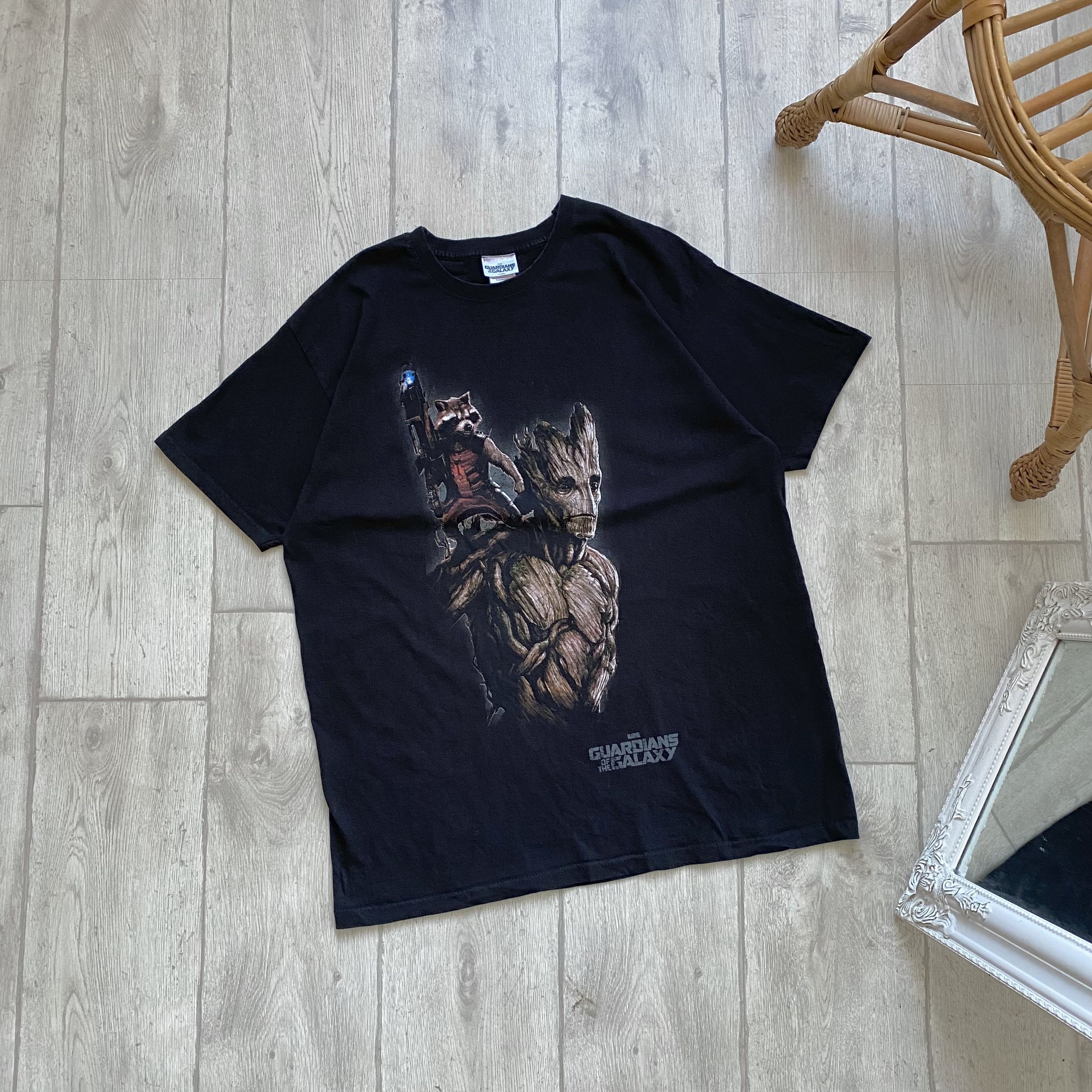 Marvel Comics Guardians of the galaxy Groot and Rocket Racoon Official tee Size US L / EU 52-54 / 3 - 1 Thumbnail