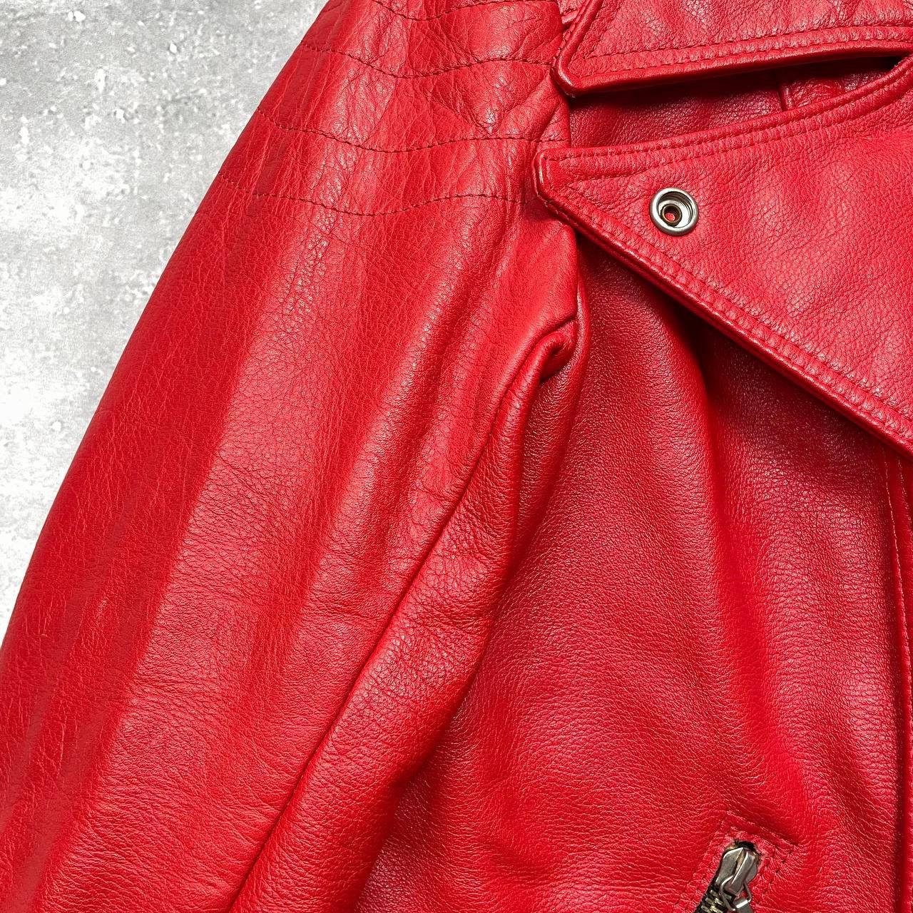 Vintage Vintage 70s 80s Furygan Motorcycle Leather Jacket Women’s 42 Size M / US 6-8 / IT 42-44 - 9 Thumbnail