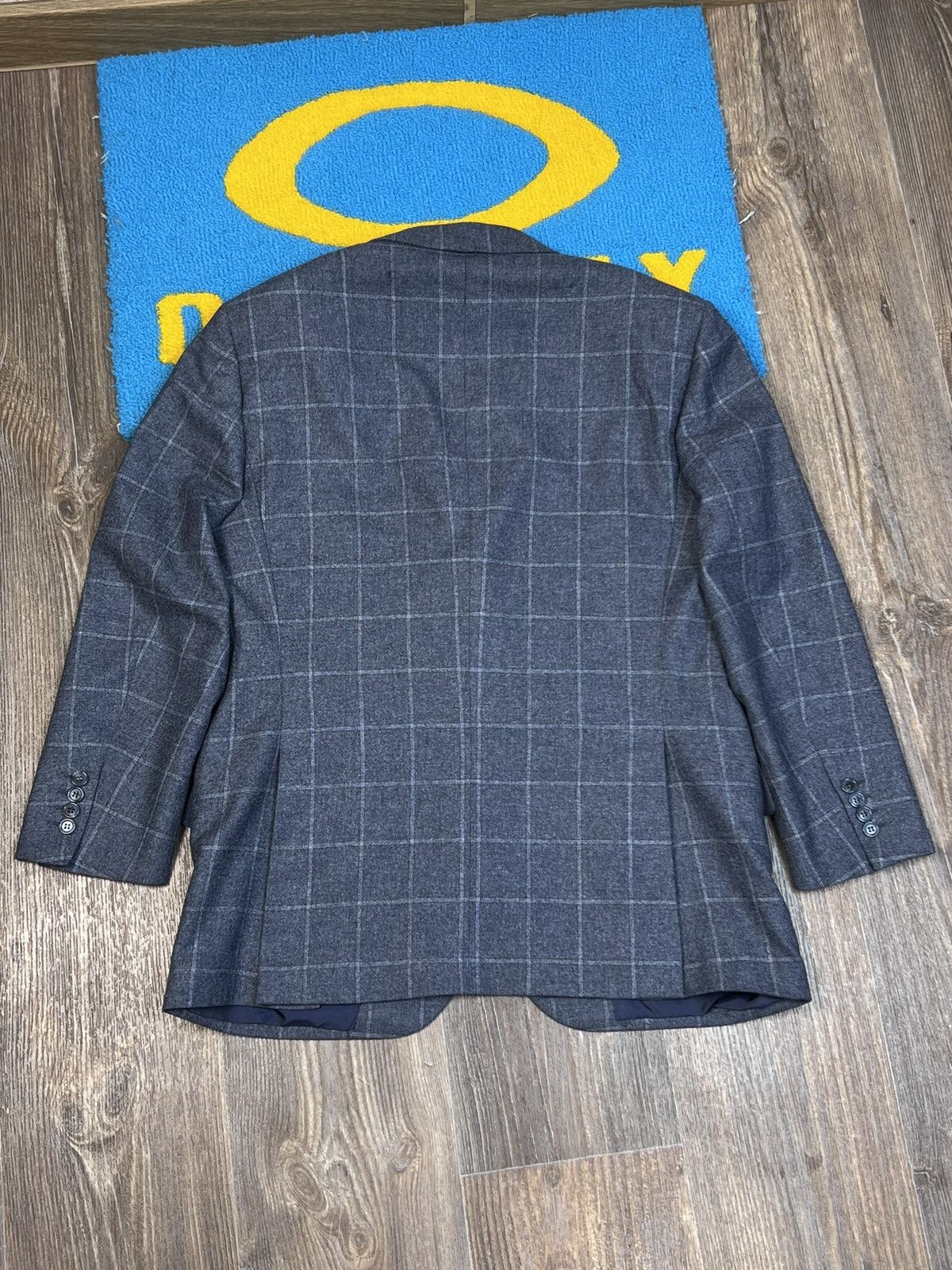 Brioni Brioni Parigi Checked Three Buttons Wool Grey Blazer Jacket Size 52S - 12 Thumbnail