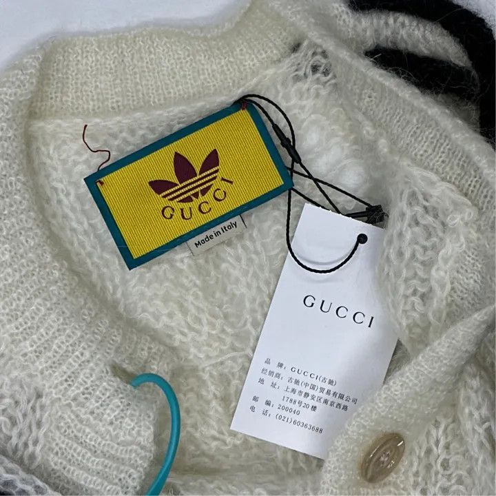 Gucci Gucci SS22 Stripe Detail Knit Cardigan-2507 Size XXS / US 00 / IT 34 - 3 Thumbnail