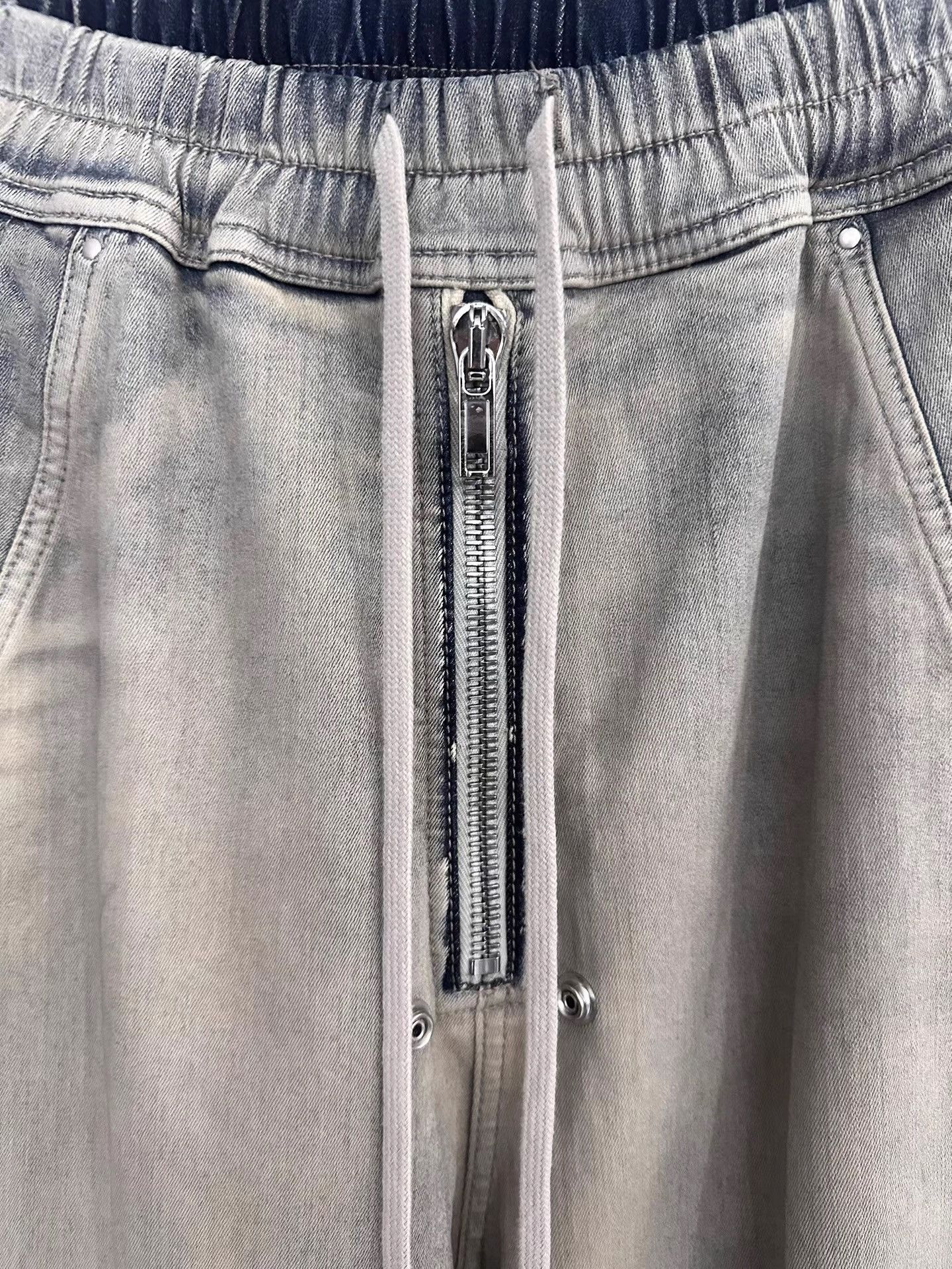 Rick Owens Rick Owens 24SS Geth Belas Gradient Washed Wide Pants K34 Size US 29 - 1 Thumbnail