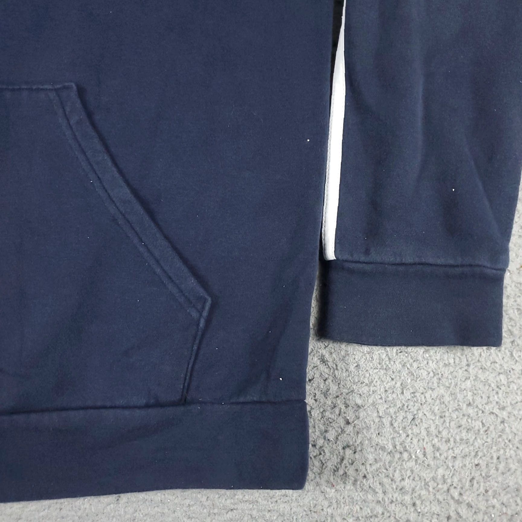 Adidas Adidas Hoodie Mens Large Blue Pullover Sweatshirt Mock Neck Hooded Size US L / EU 52-54 / 3 - 4 Thumbnail
